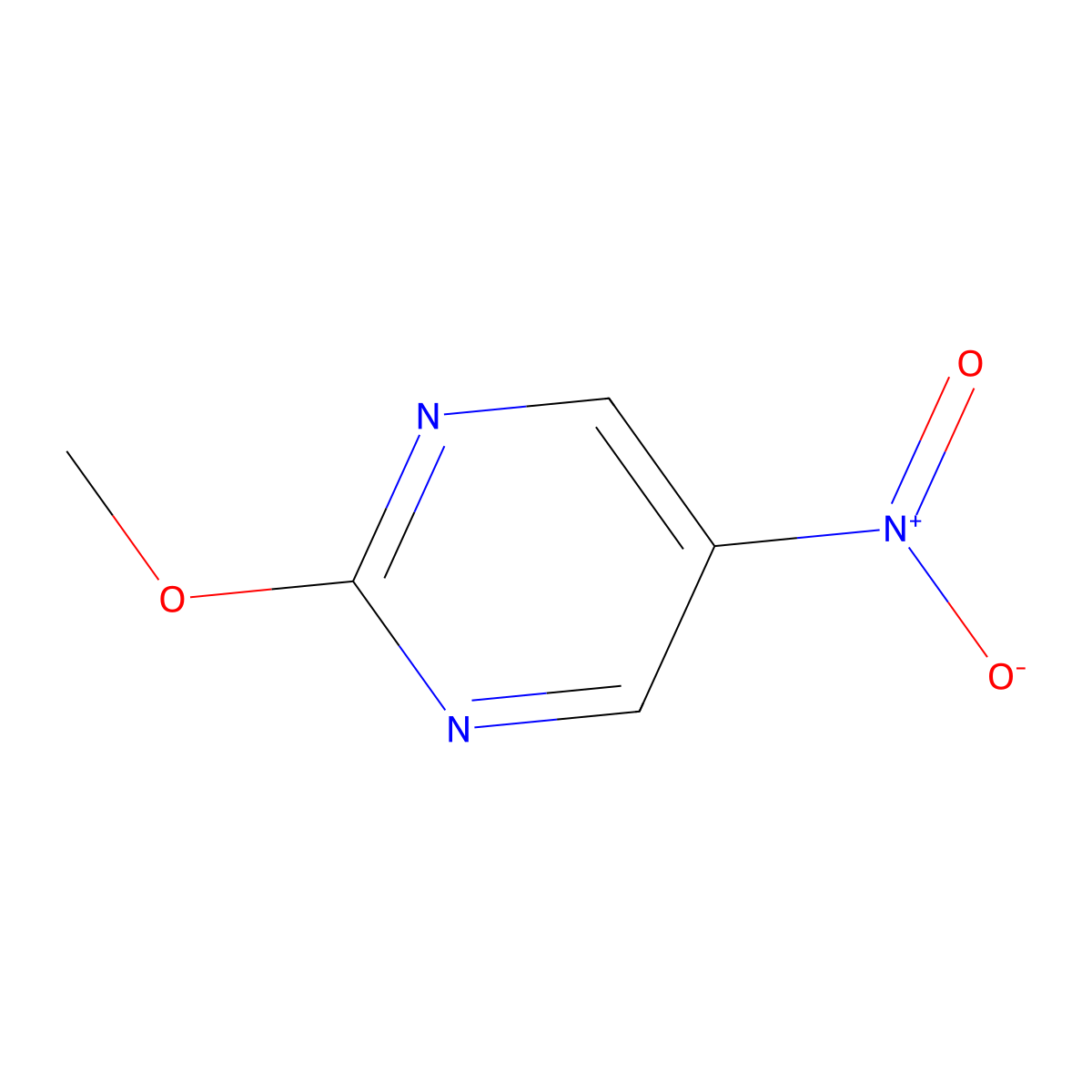 2-Methoxy-5-nitropyrimidine molecular structure, CAS 14001-69-5