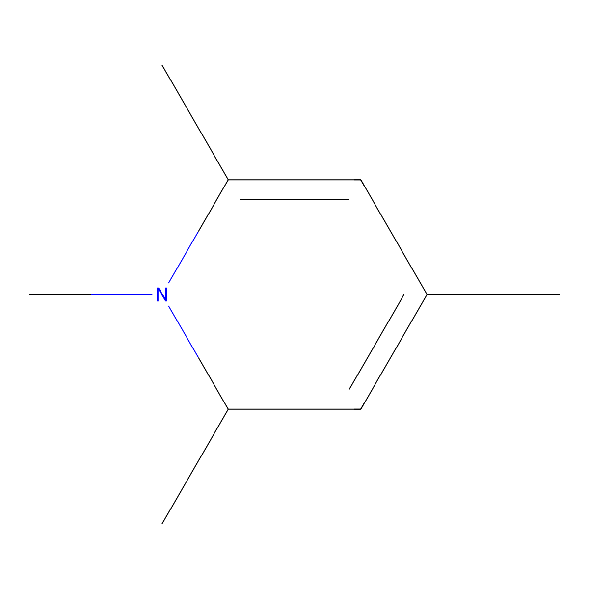 1,2,4,6-tetramethyl-2H-pyridine molecular structure, CAS 14002-58-5