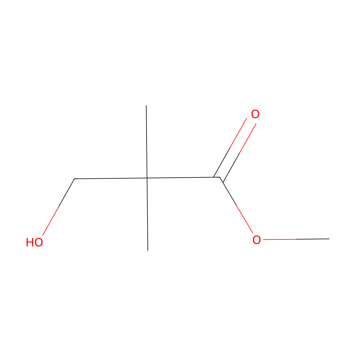 Methyl 3-hydroxypivalate molecular structure, CAS 14002-80-3