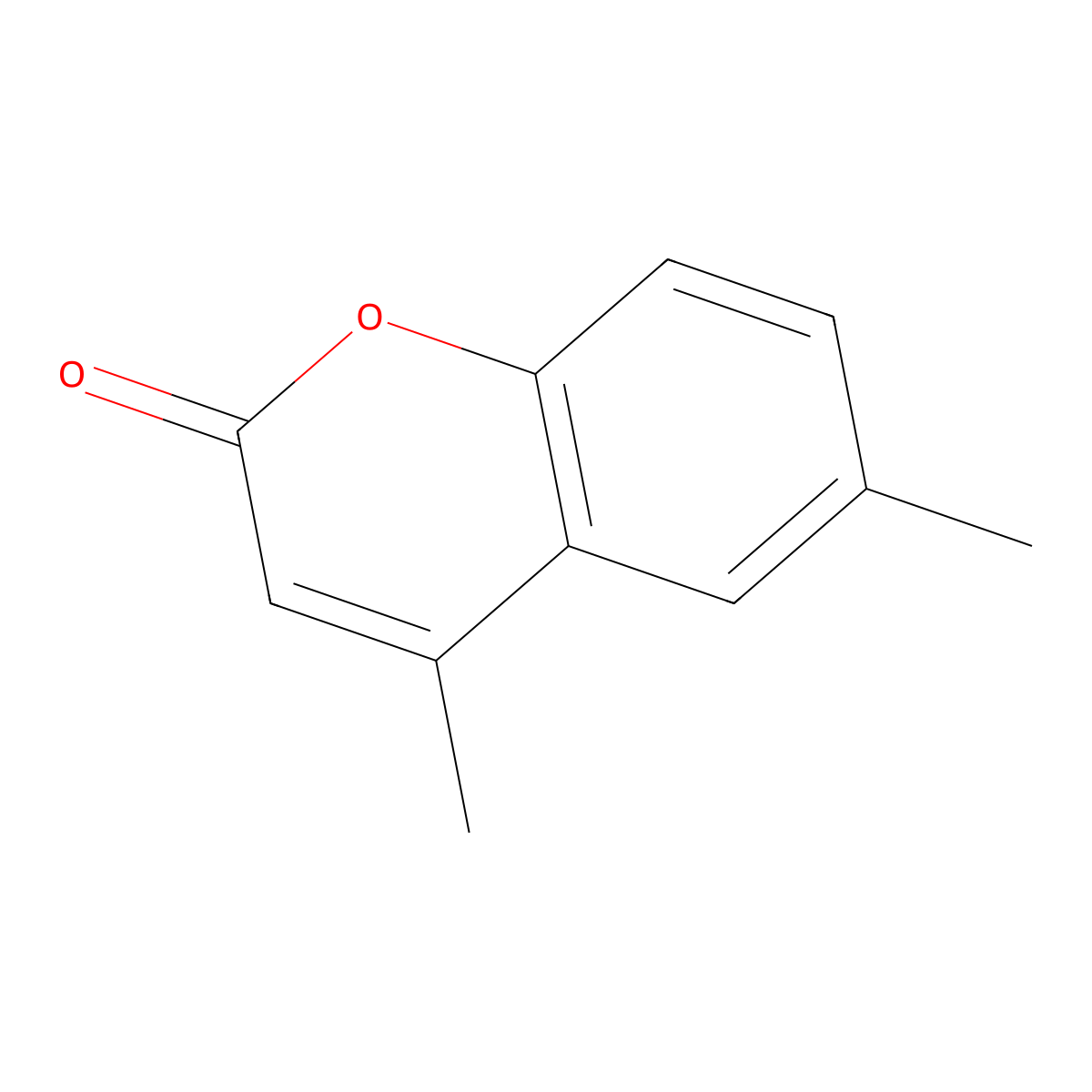 4,6-Dimethyl-2-benzopyrone molecular structure, CAS 14002-89-2