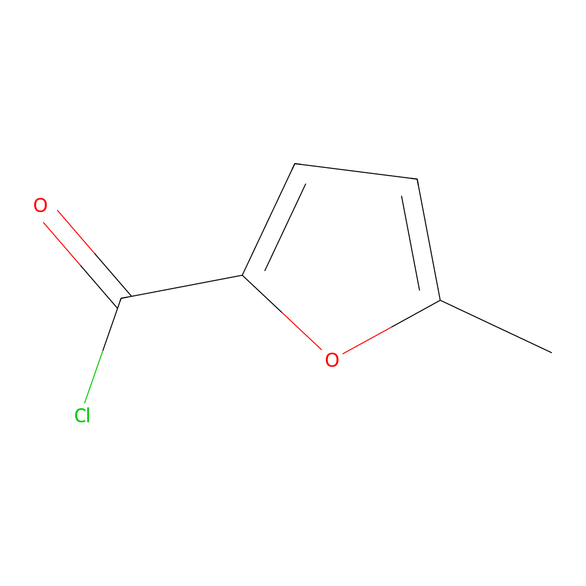 5-Methylfuran-2-carbonyl chloride molecular structure, CAS 14003-11-3