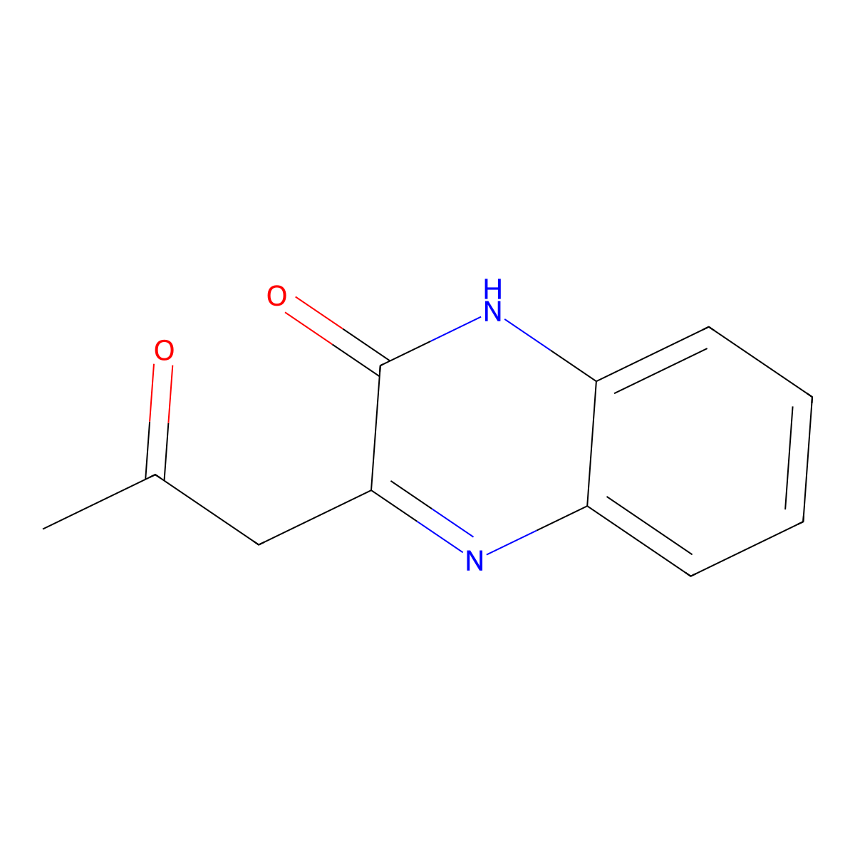 1-(3-Hydroxy-quinoxalin-2-YL)-propan-2-one molecular structure, CAS 14003-37-3