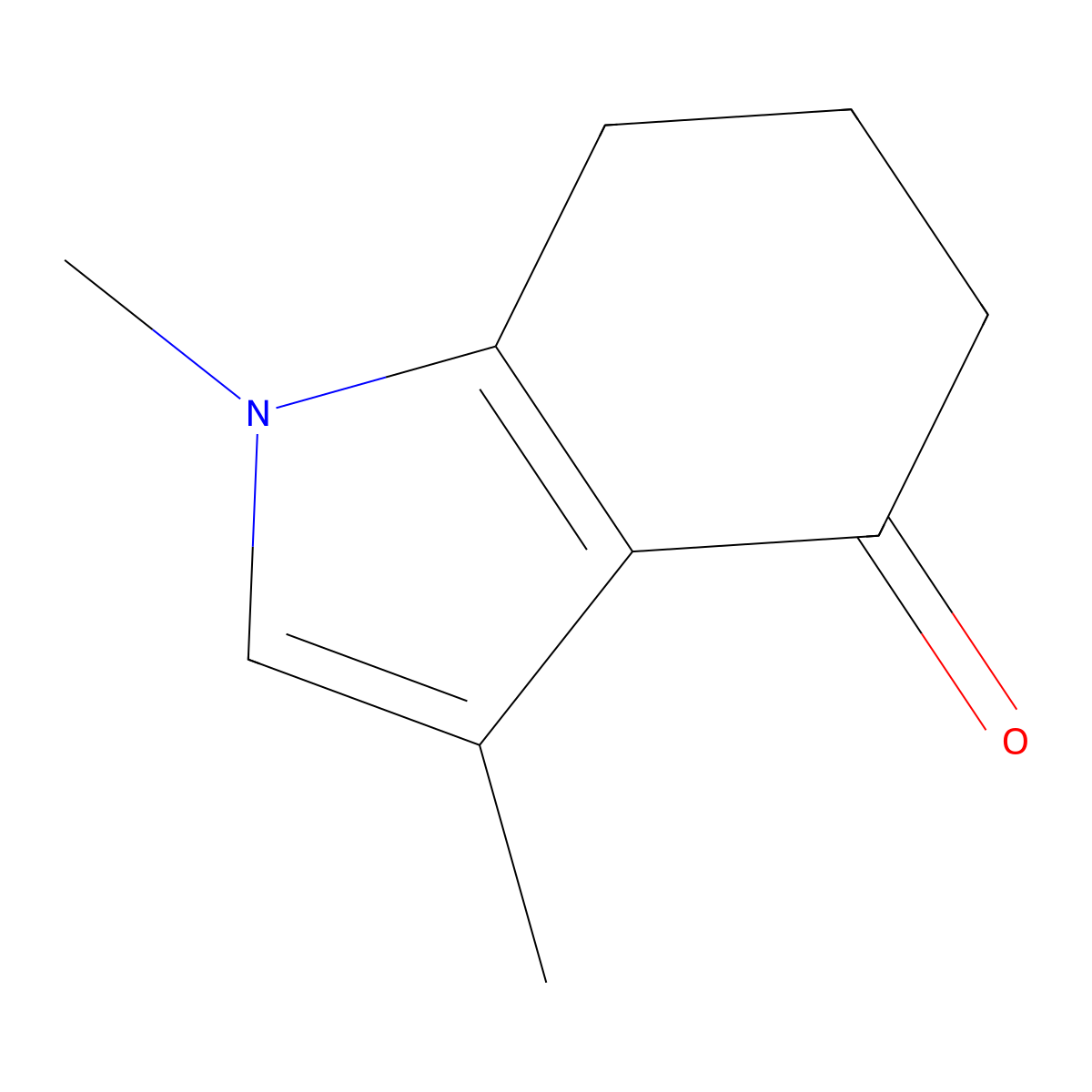 1,3-Dimethyl-1,5,6,7-tetrahydro-4H-indol-4-one molecular structure, CAS 14006-84-9