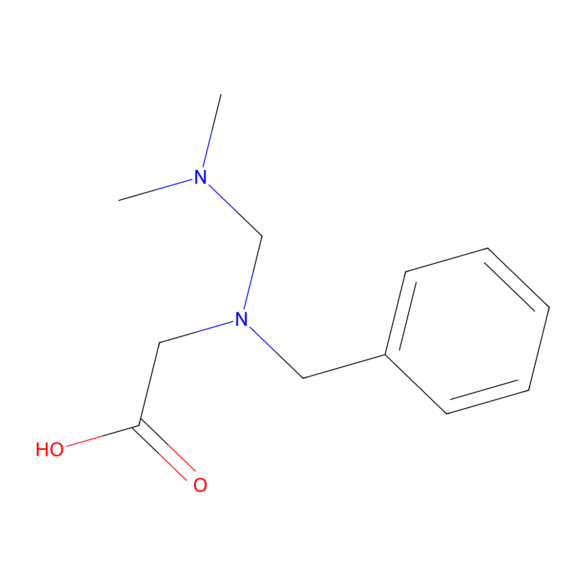 N-benzyl-N-[(dimethylamino)methyl]glycine molecular structure, CAS 1400636-08-9