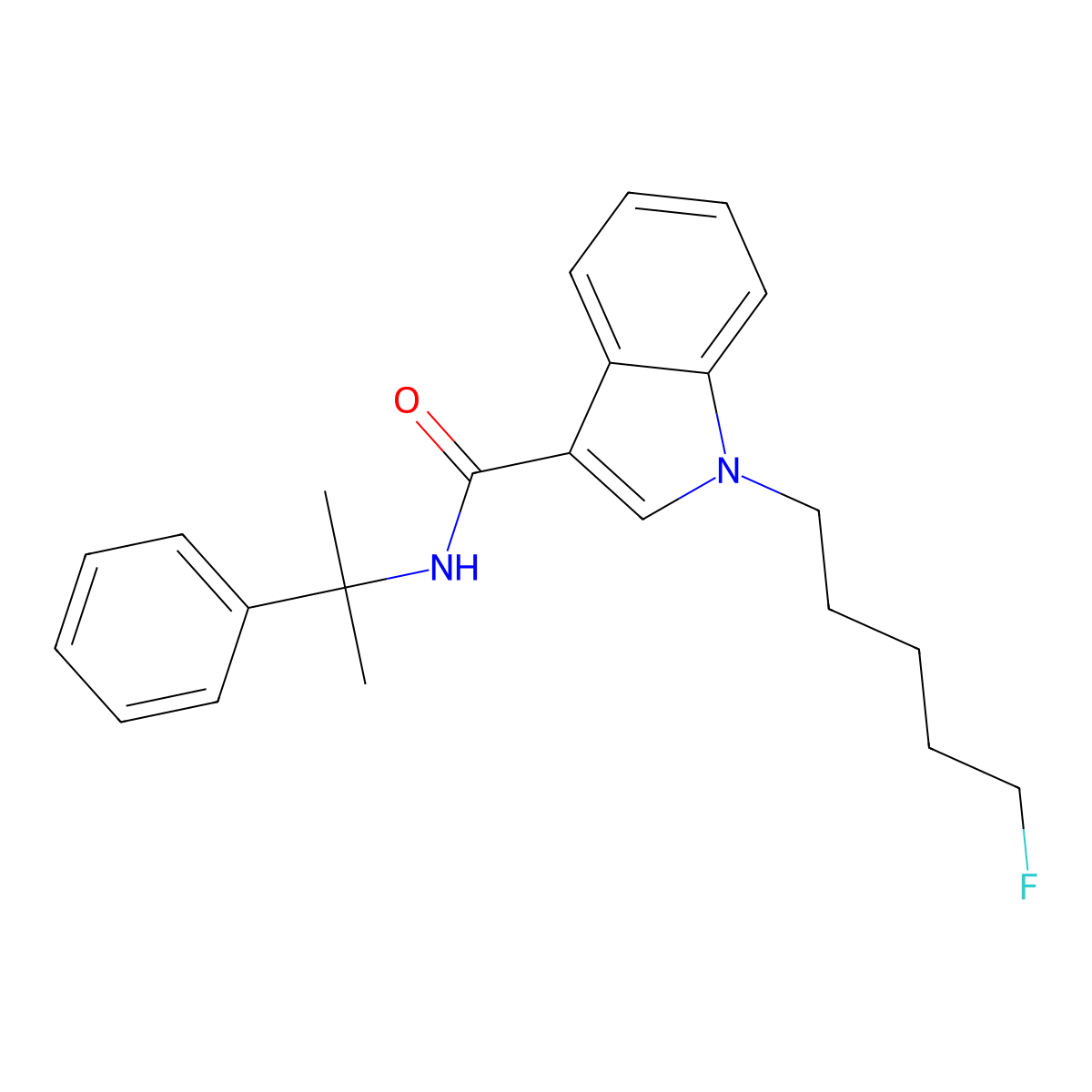 5-Fluoro CUMYL-PICA molecular structure, CAS 1400742-18-8