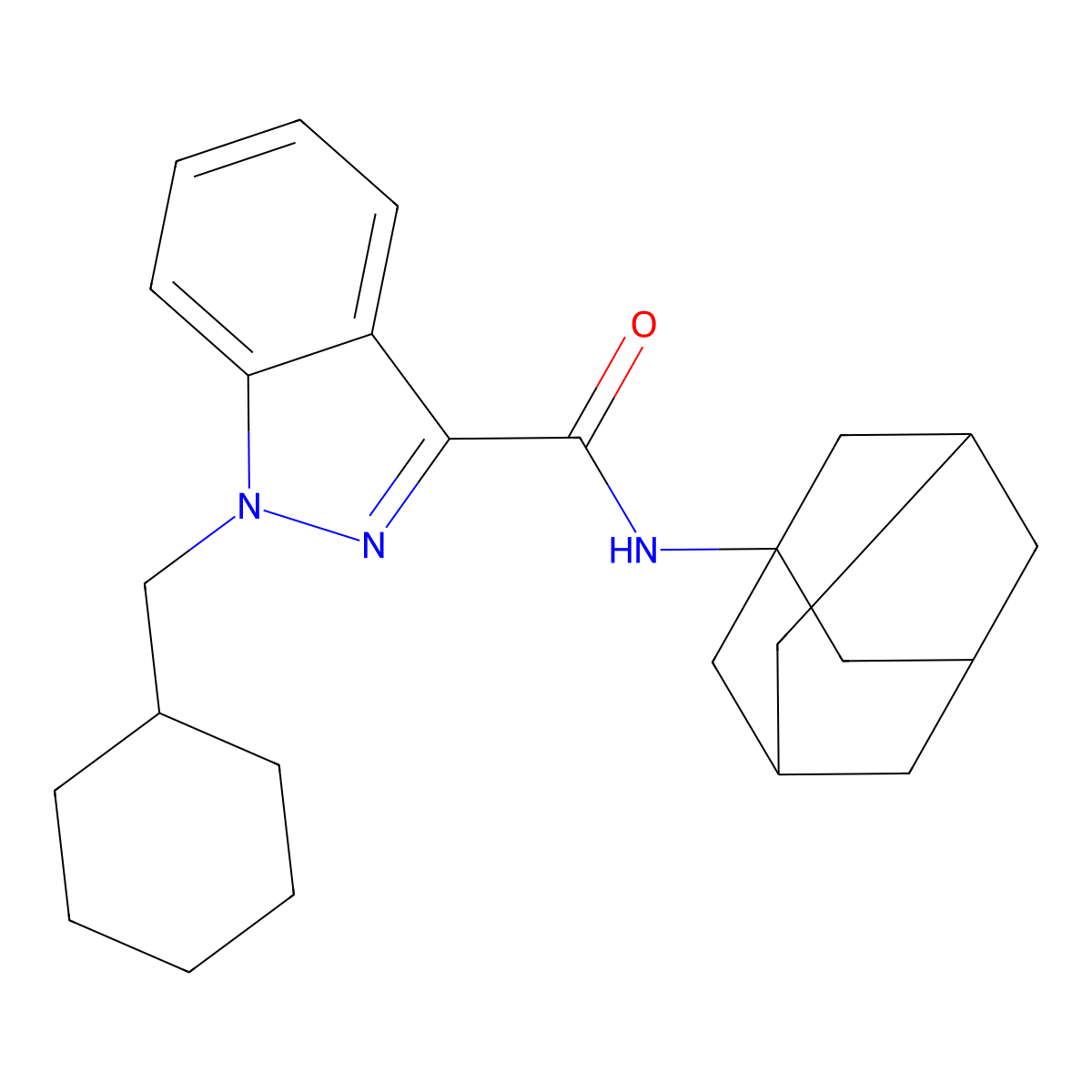 Achminaca molecular structure, CAS 1400742-33-7