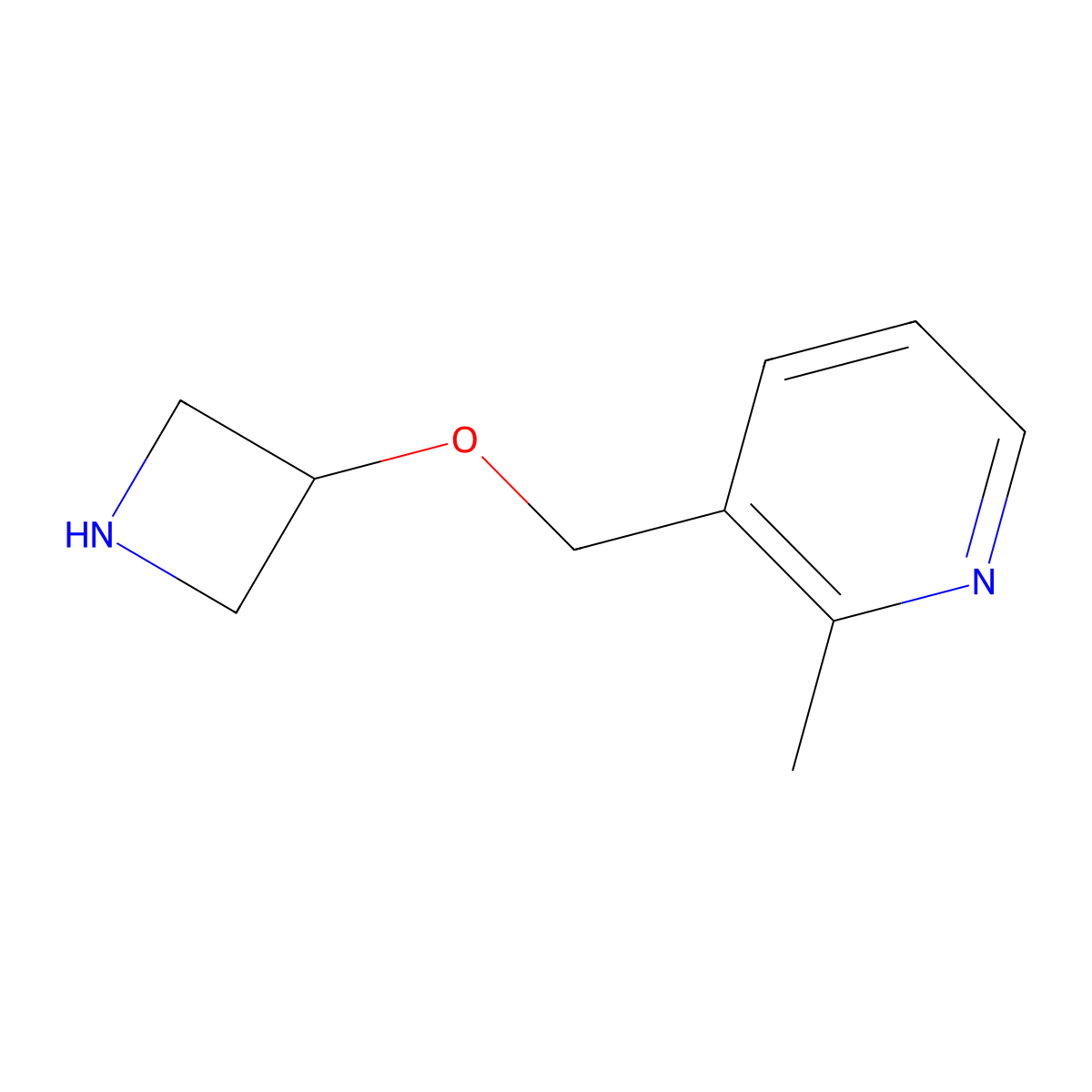 3-[(3-azetidinyloxy)methyl]-2-methylPyridine molecular structure, CAS 1400764-99-9