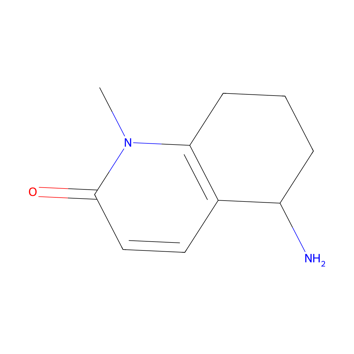 5-Amino-1-methyl-1,2,5,6,7,8-hexahydroquinolin-2-one molecular structure, CAS 1401025-73-7