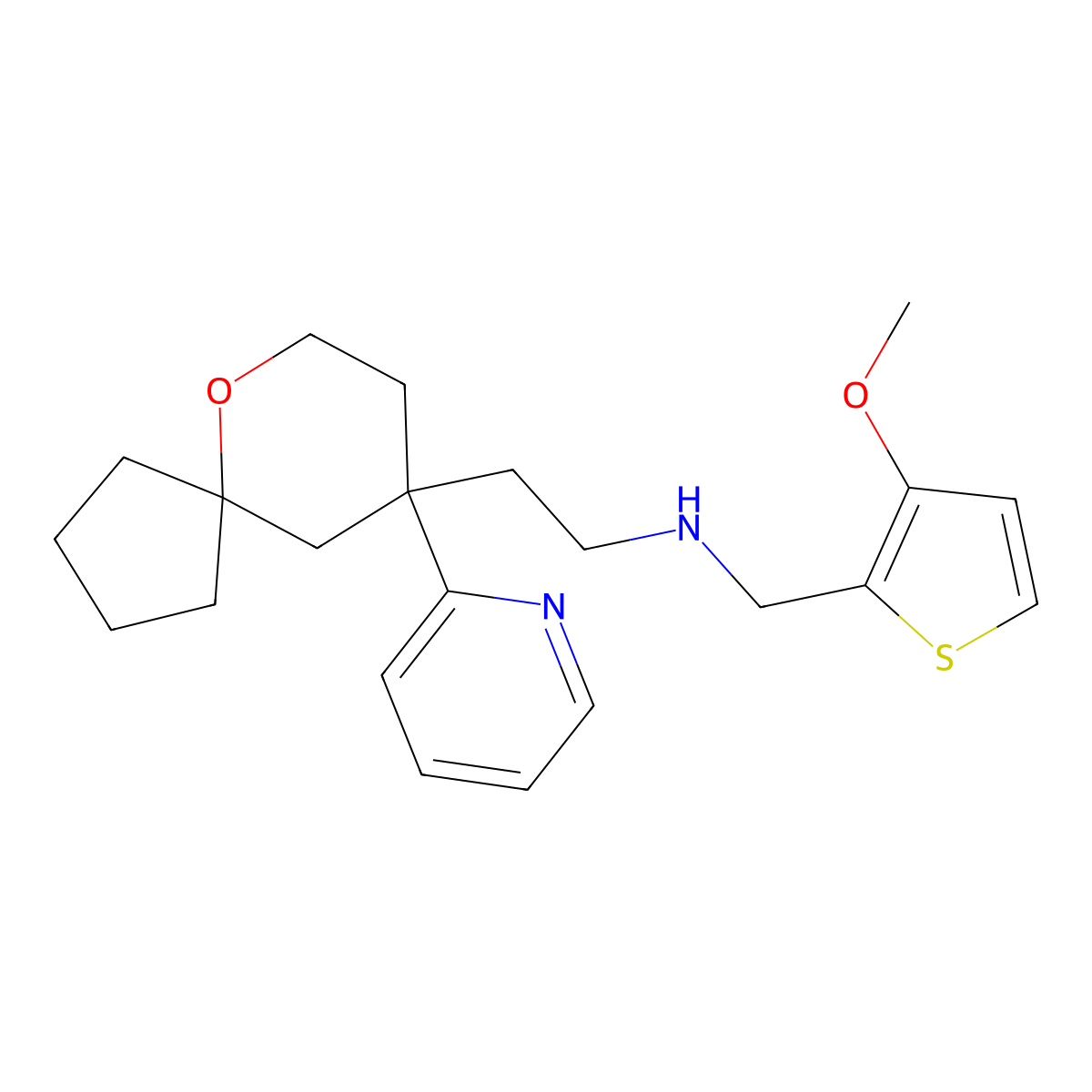 Oliceridine molecular structure, CAS 1401028-24-7