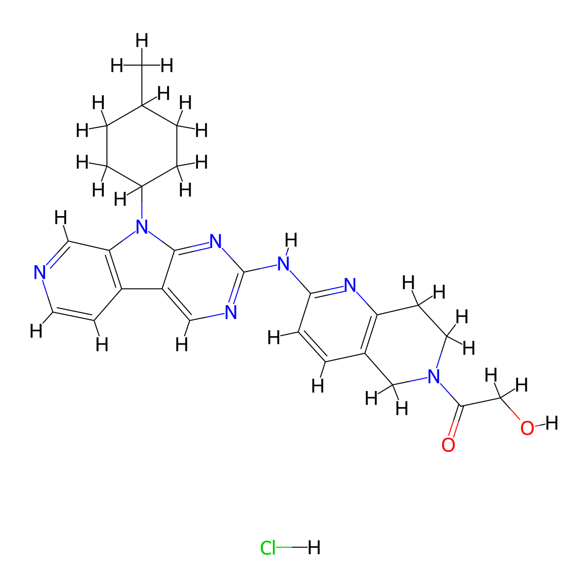 AMG 925 HCl molecular structure, CAS 1401034-19-2