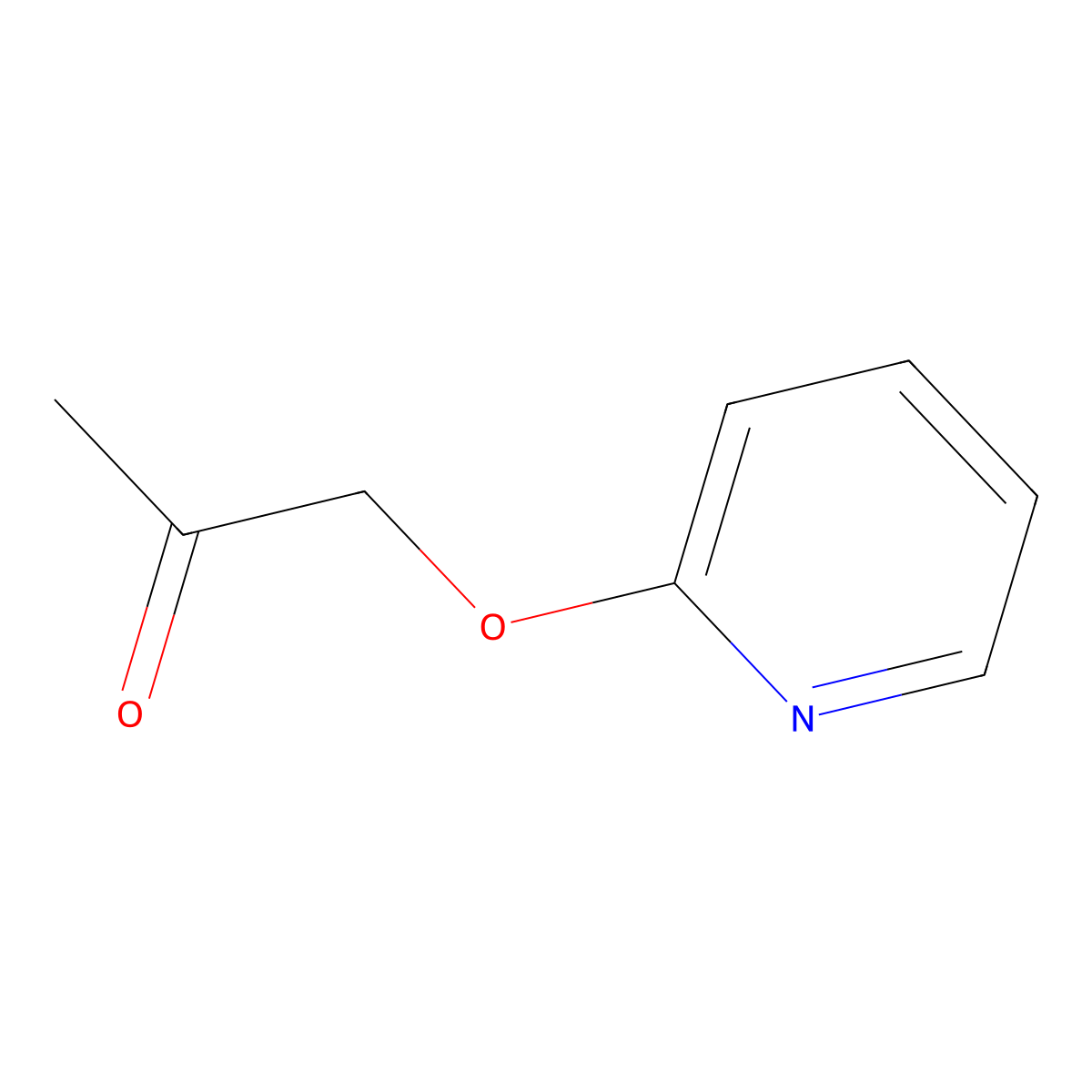 1-(2-Pyridyloxy)-2-propanone molecular structure, CAS 1401081-24-0
