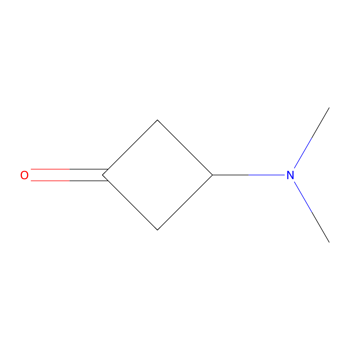 3-(Dimethylamino)cyclobutan-1-one molecular structure, CAS 1401222-97-6