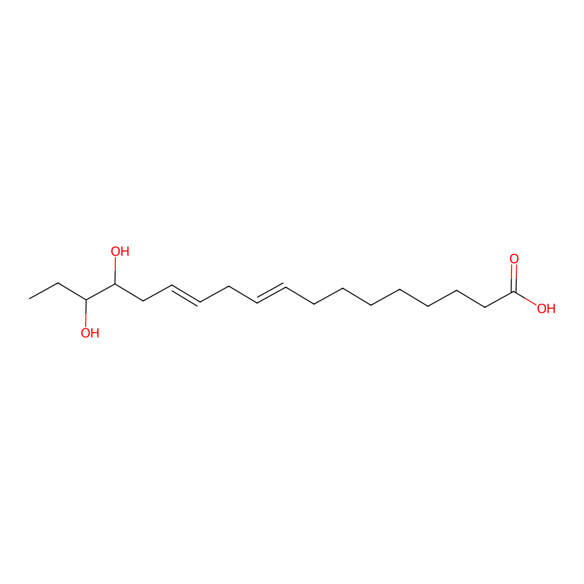 alpha-15,16-DiHODE molecular structure, CAS 140129-22-2