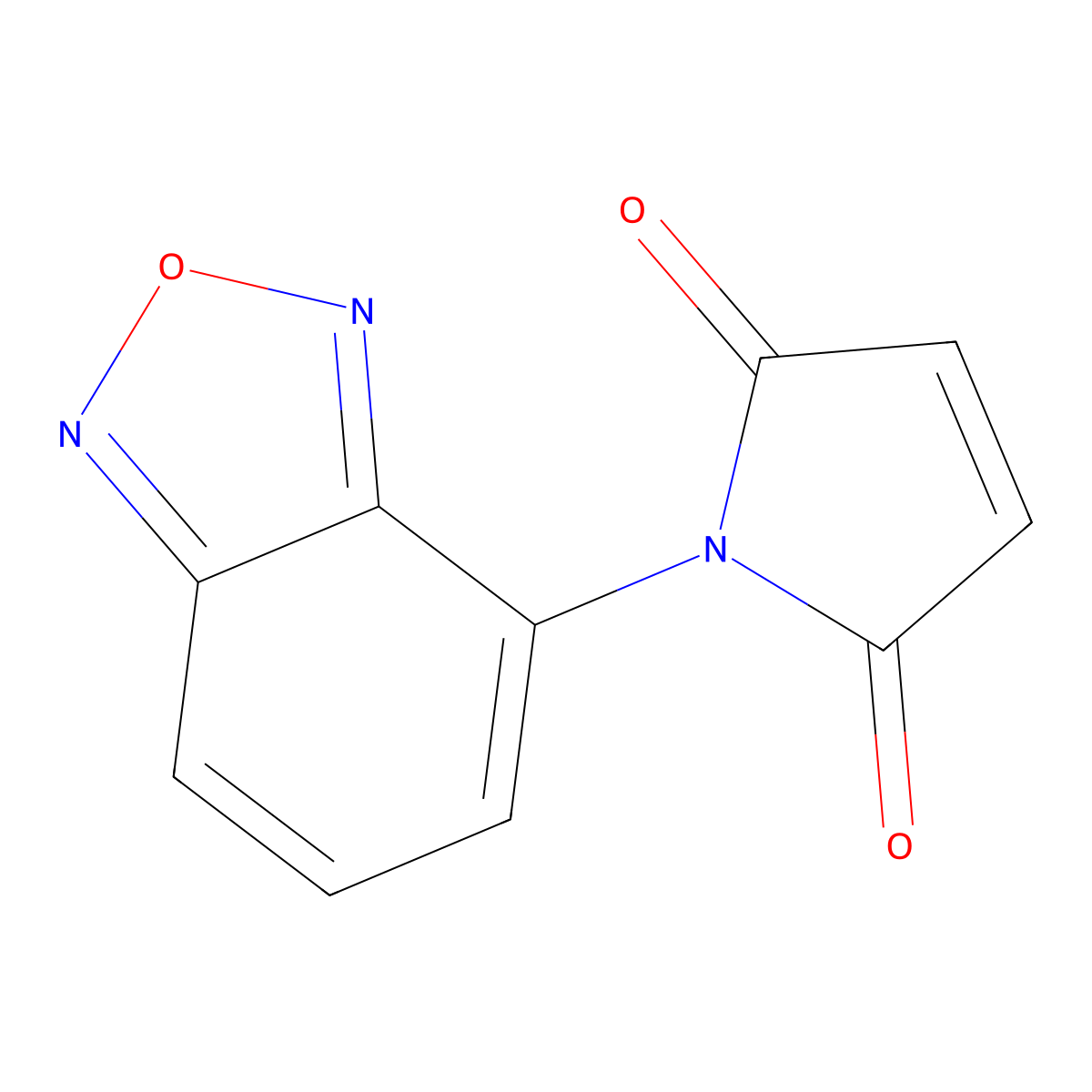 1-(benzo[c][1,2,5]oxadiazol-4-yl)-1H-pyrrole-2,5-dione molecular structure, CAS 1401319-14-9