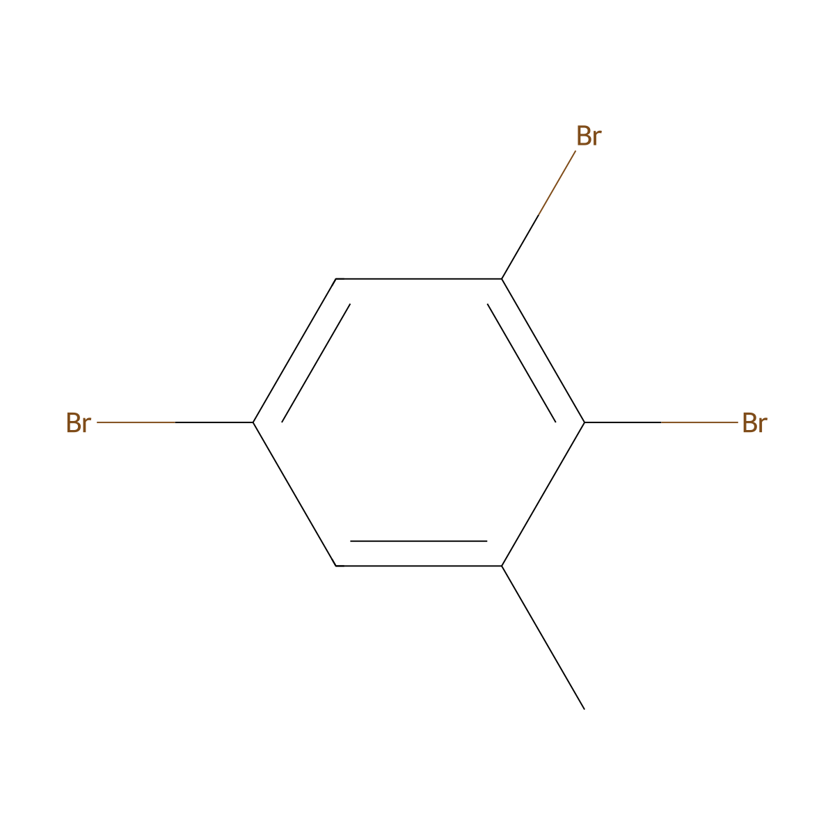 1,2,5-Tribromo-3-methylbenzene molecular structure, CAS 140141-58-8