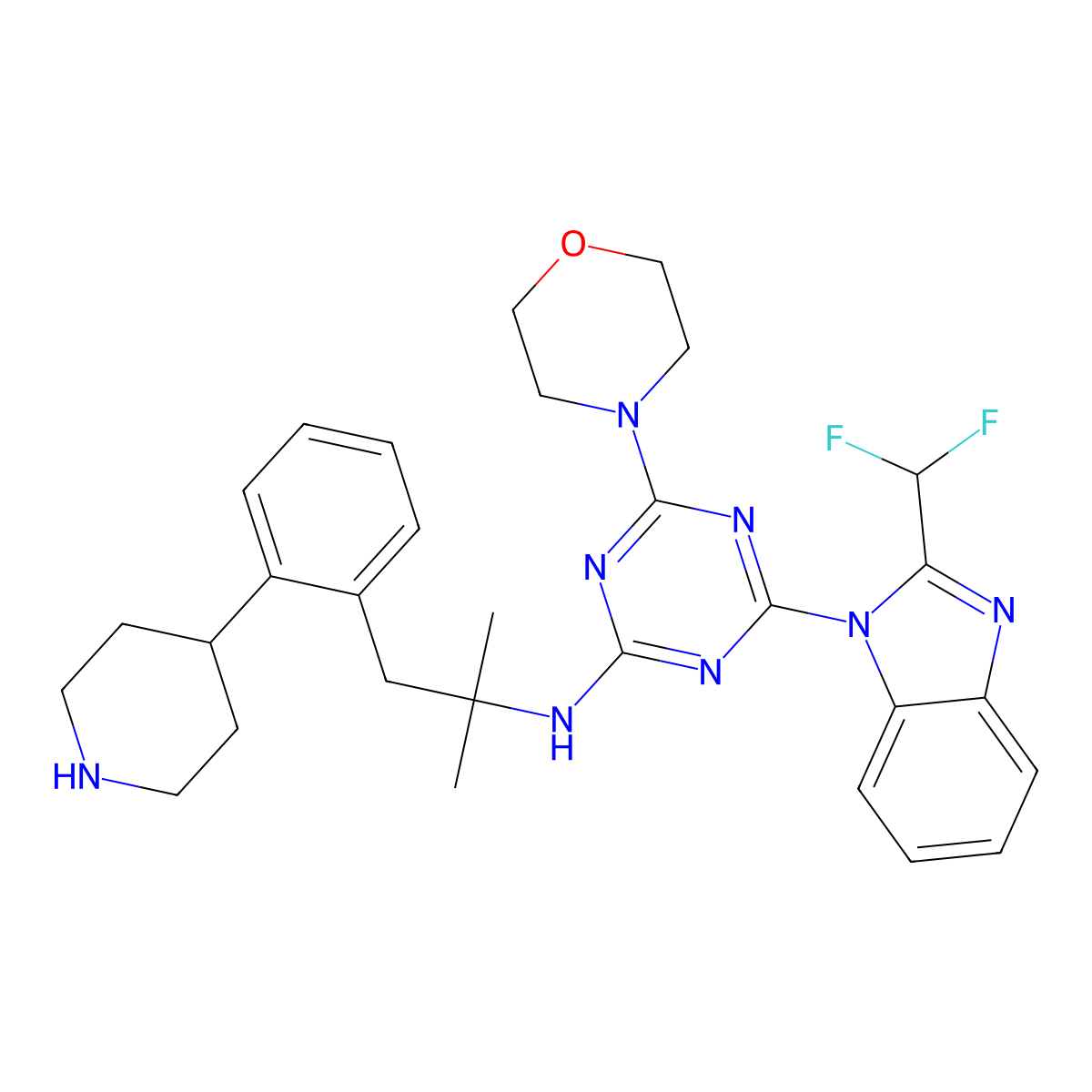 PI3K-IN-36 molecular structure, CAS 1401436-93-8