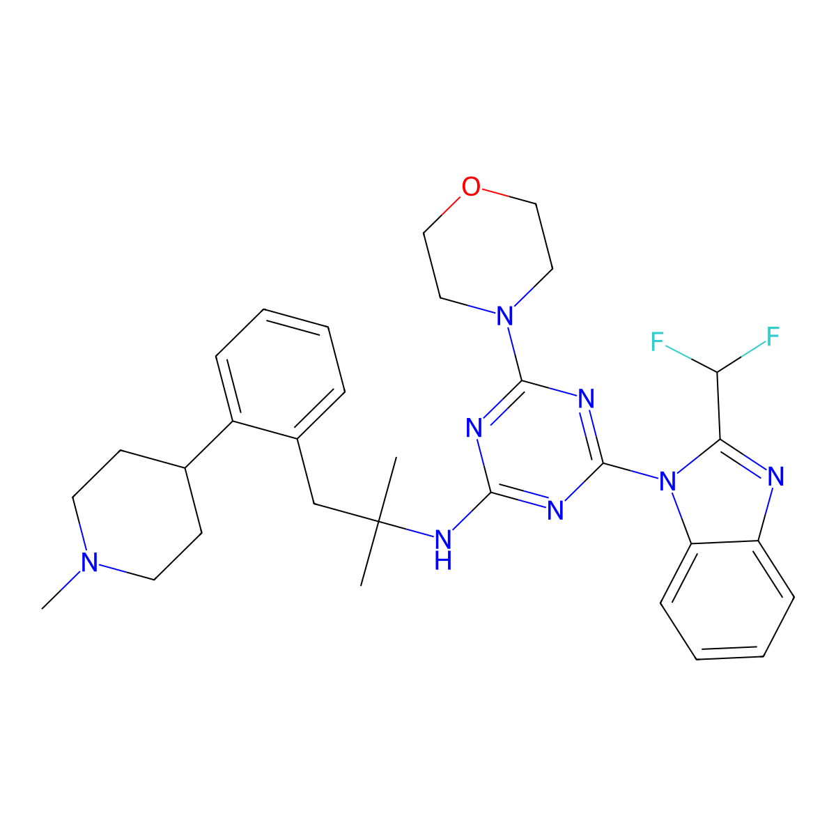 Zandelisib molecular structure, CAS 1401436-95-0