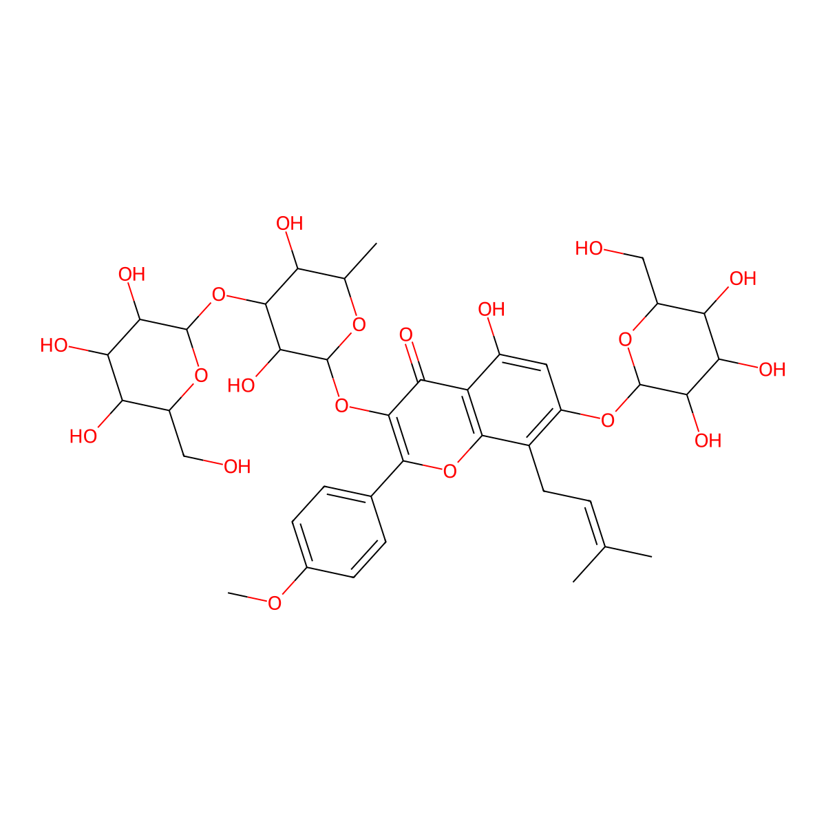 Hexandraside F molecular structure, CAS 140147-77-9