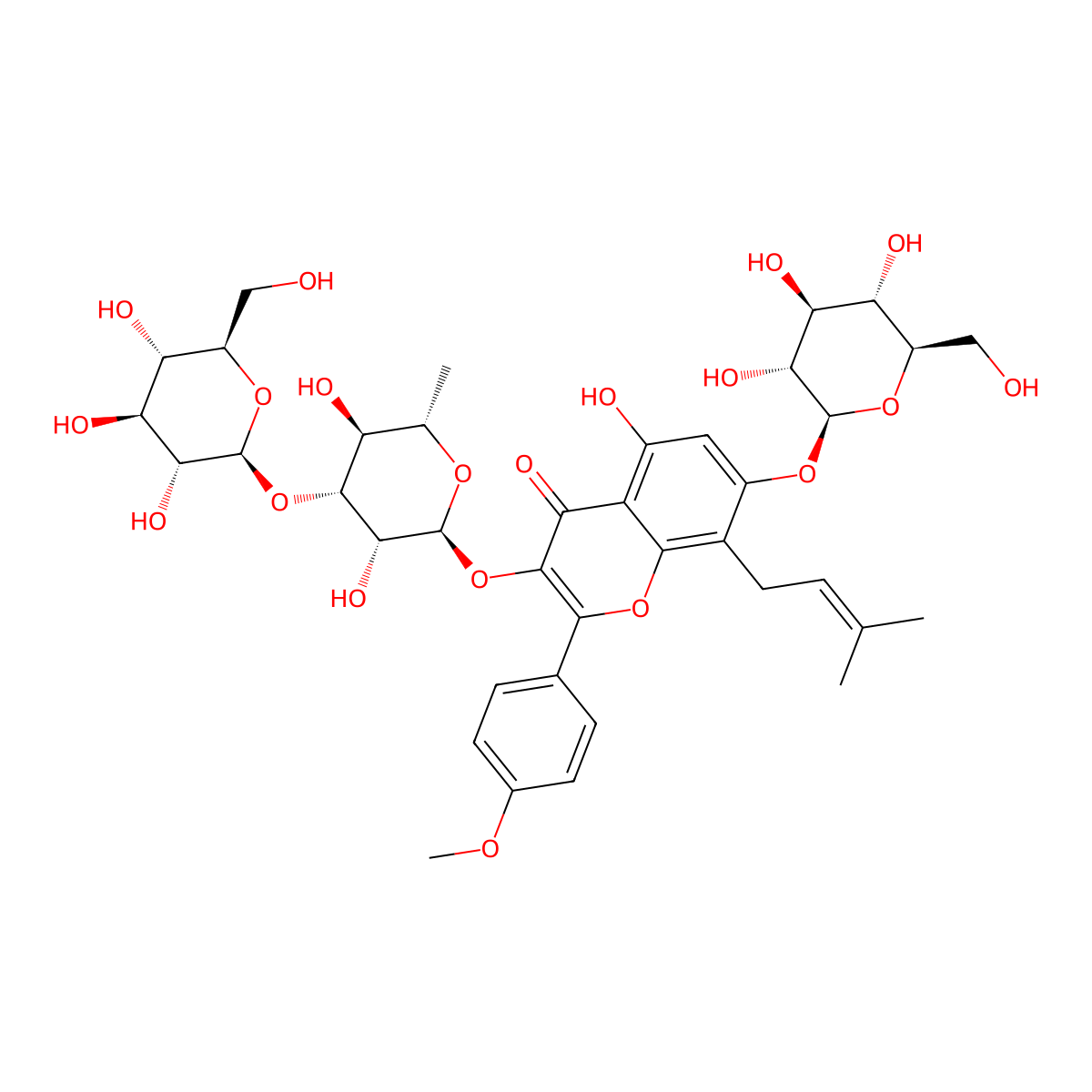 Hexandraside F molecular structure, CAS 140147-77-9