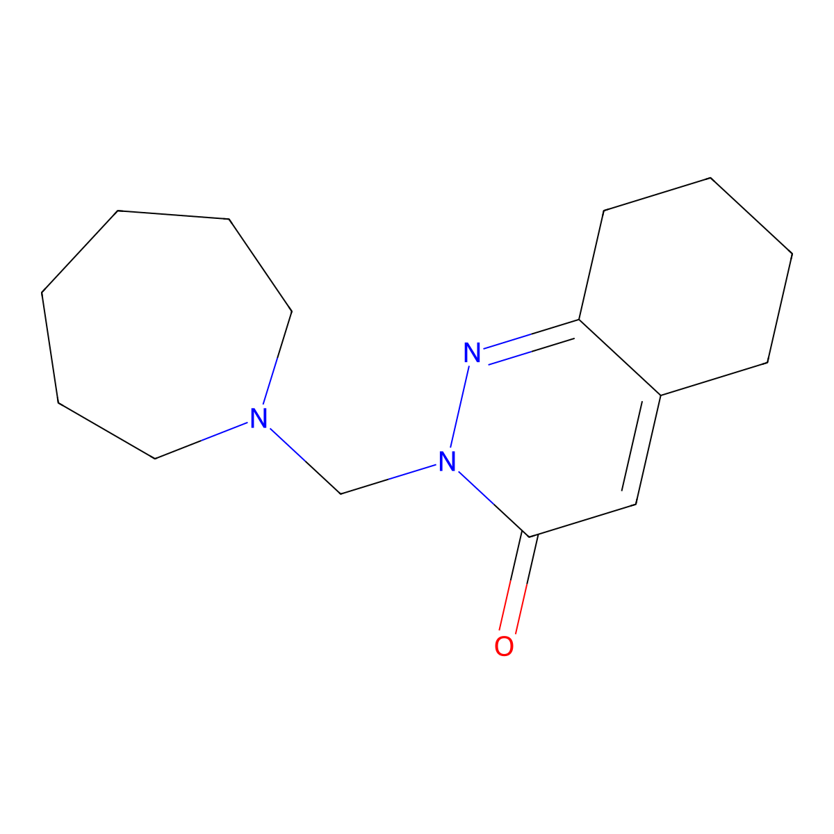 2-(azepan-1-ylmethyl)-5,6,7,8-tetrahydrocinnolin-3(2H)-one molecular structure, CAS 1401561-21-4