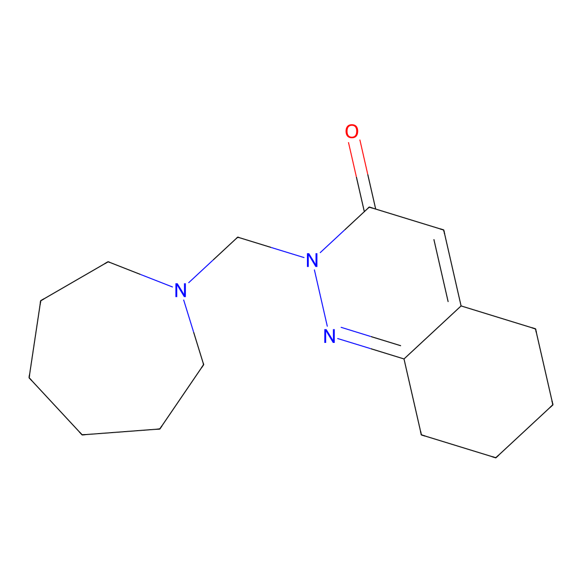 2-(azepan-1-ylmethyl)-5,6,7,8-tetrahydrocinnolin-3(2H)-one molecular structure, CAS 1401561-21-4