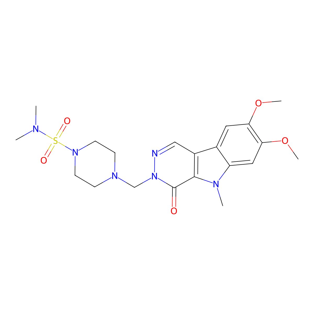 C20H28N6O5S molecular structure, CAS 1401574-16-0