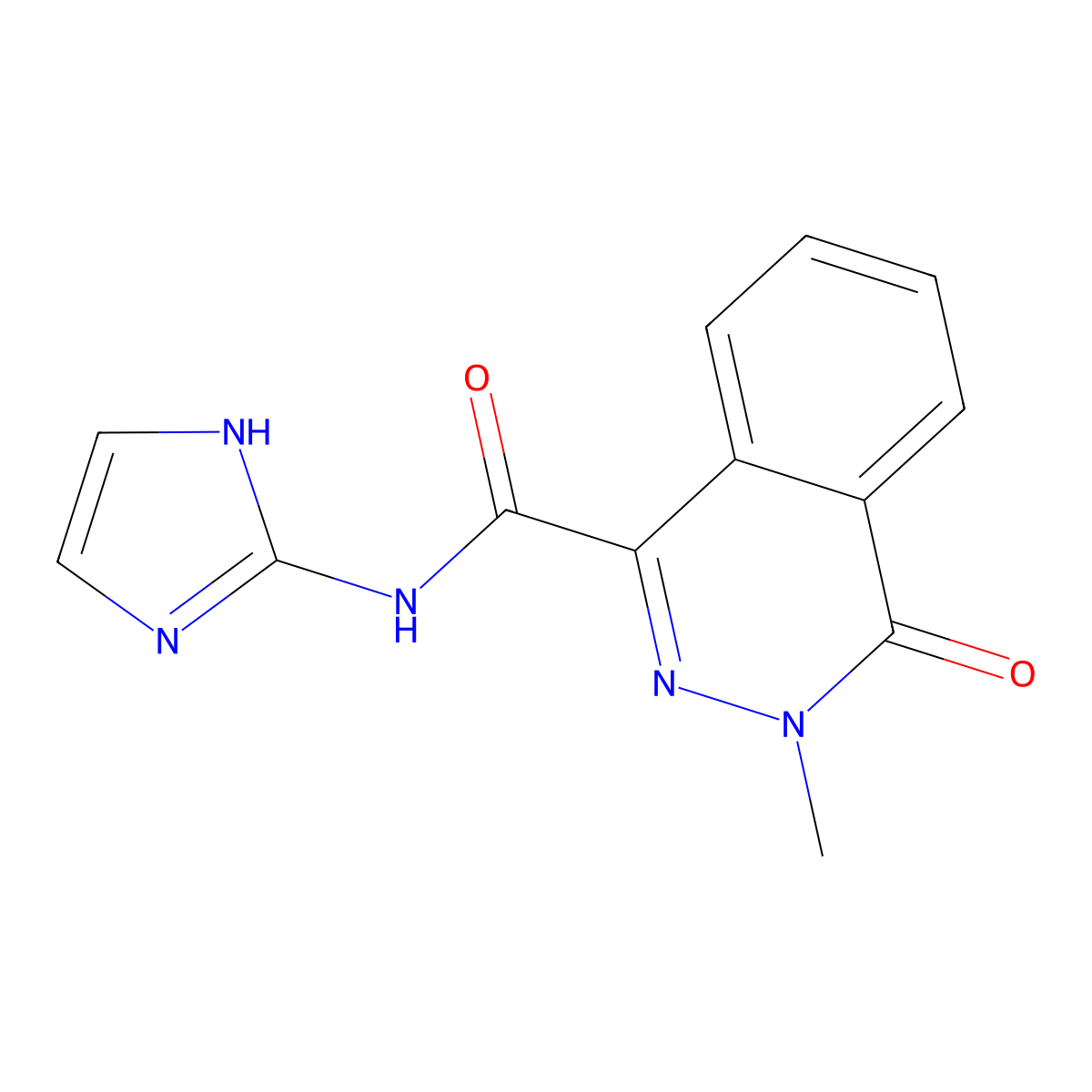N-(1H-imidazol-2-yl)-3-methyl-4-oxo-3,4-dihydrophthalazine-1-carboxamide molecular structure, CAS 1401574-27-3