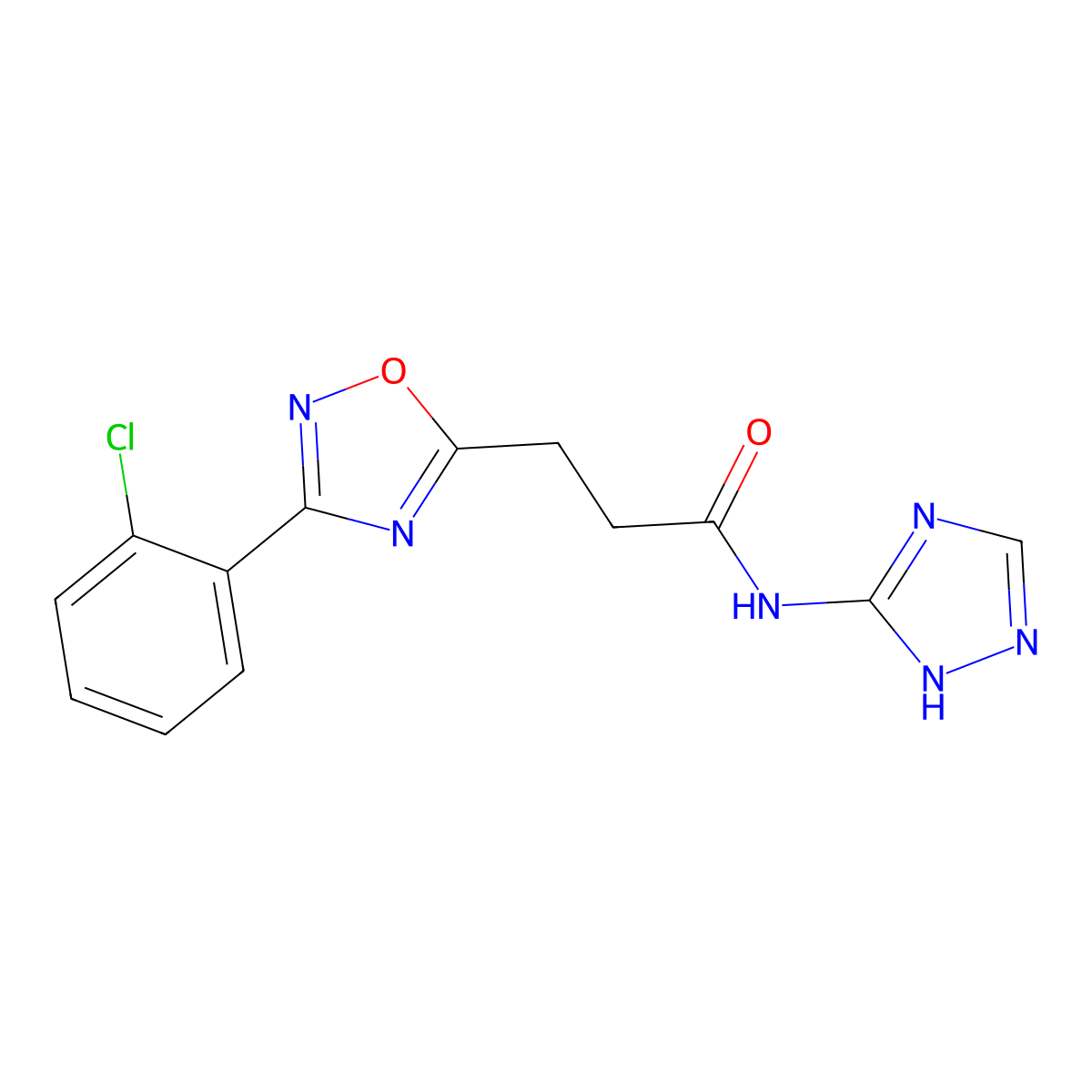 C13H11ClN6O2 molecular structure, CAS 1401582-06-6