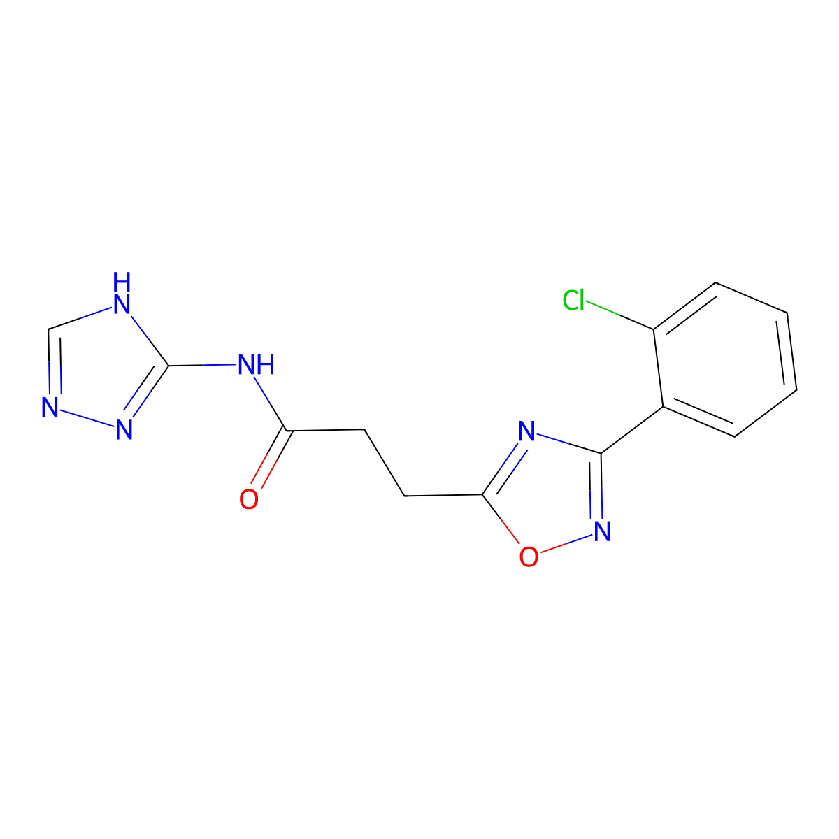 C13H11ClN6O2 molecular structure, CAS 1401582-06-6