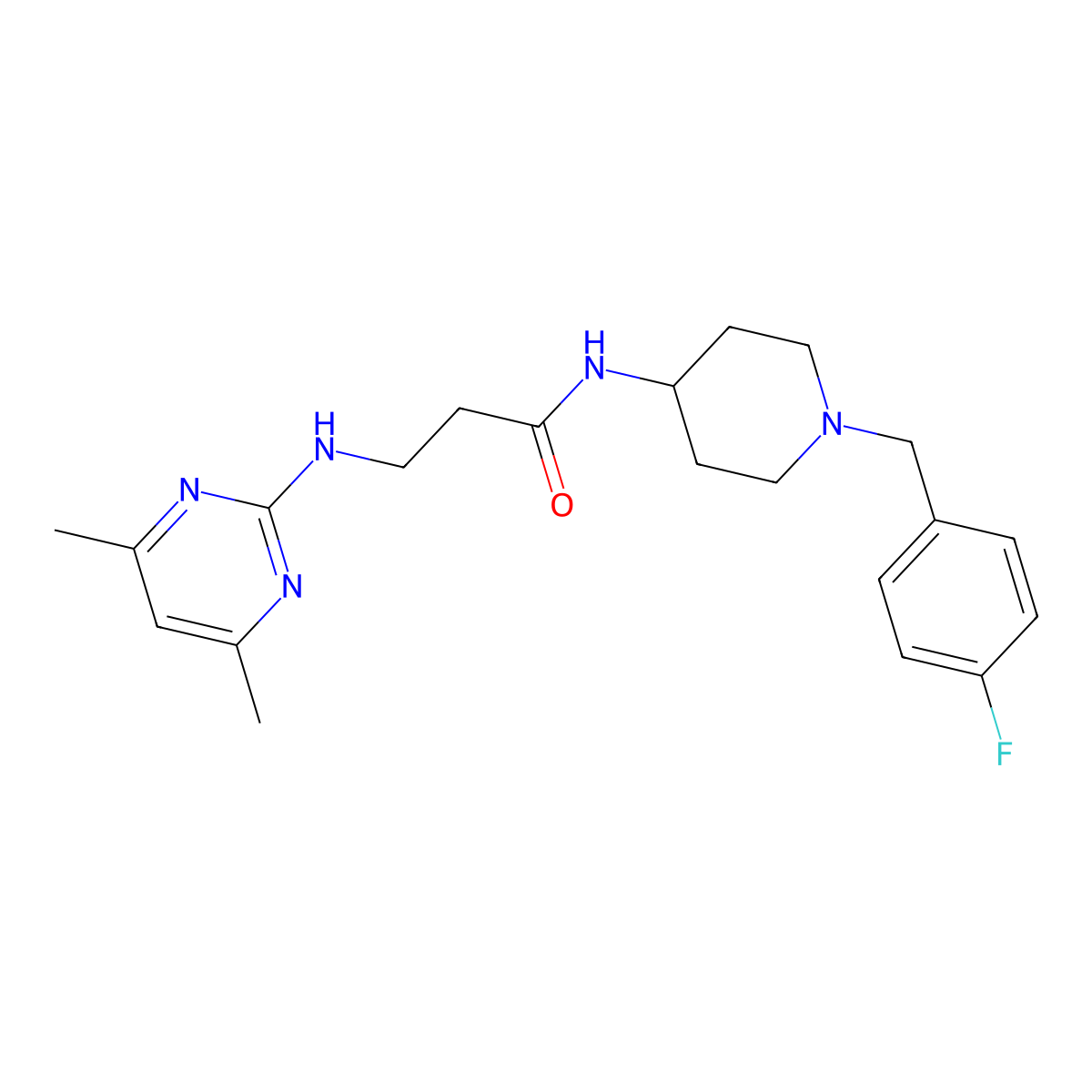 C21H28FN5O molecular structure, CAS 1401592-61-7