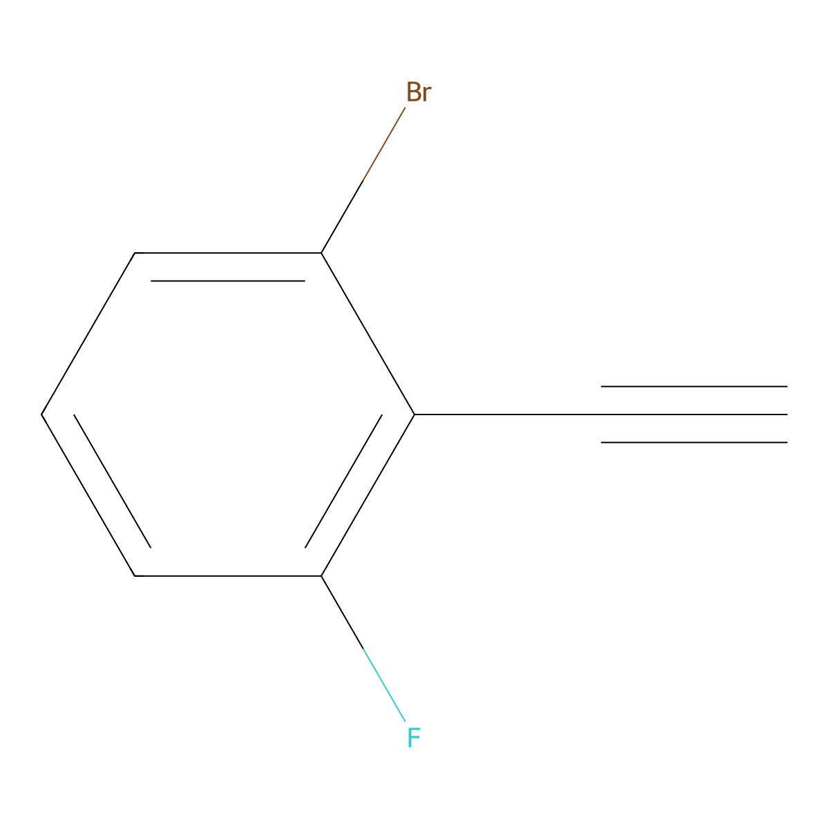 2-Bromo-6-fluorophenylacetylene molecular structure, CAS 1401670-91-4