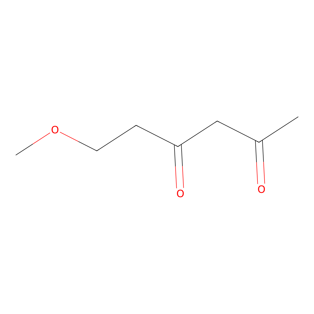 6-Methoxyhexane-2,4-dione molecular structure, CAS 140171-42-2