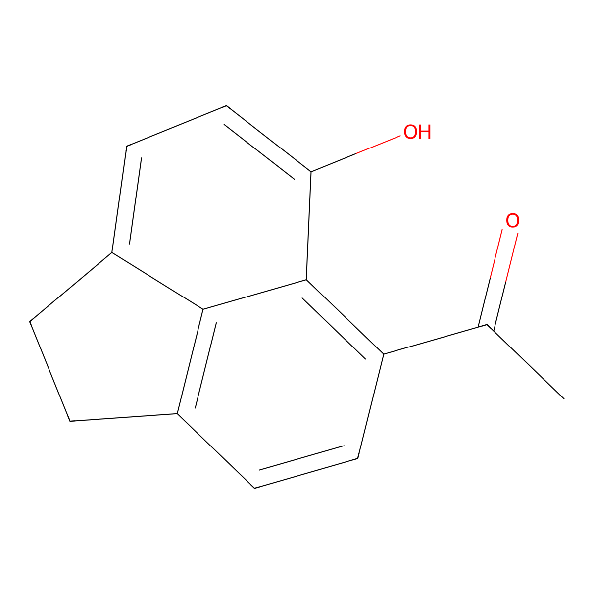 1-(6-Hydroxy-1,2-dihydroacenaphthylen-5-yl)ethanone molecular structure, CAS 140172-82-3
