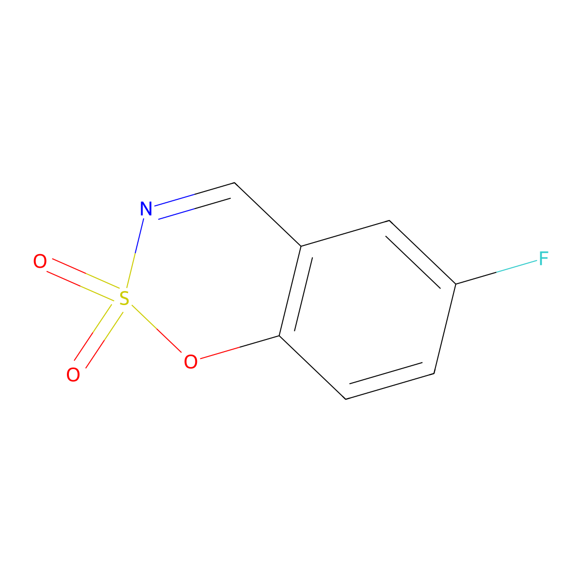 6-Fluorobenzo[e][1,2,3]oxathiazine 2,2-dioxide molecular structure, CAS 1401912-25-1