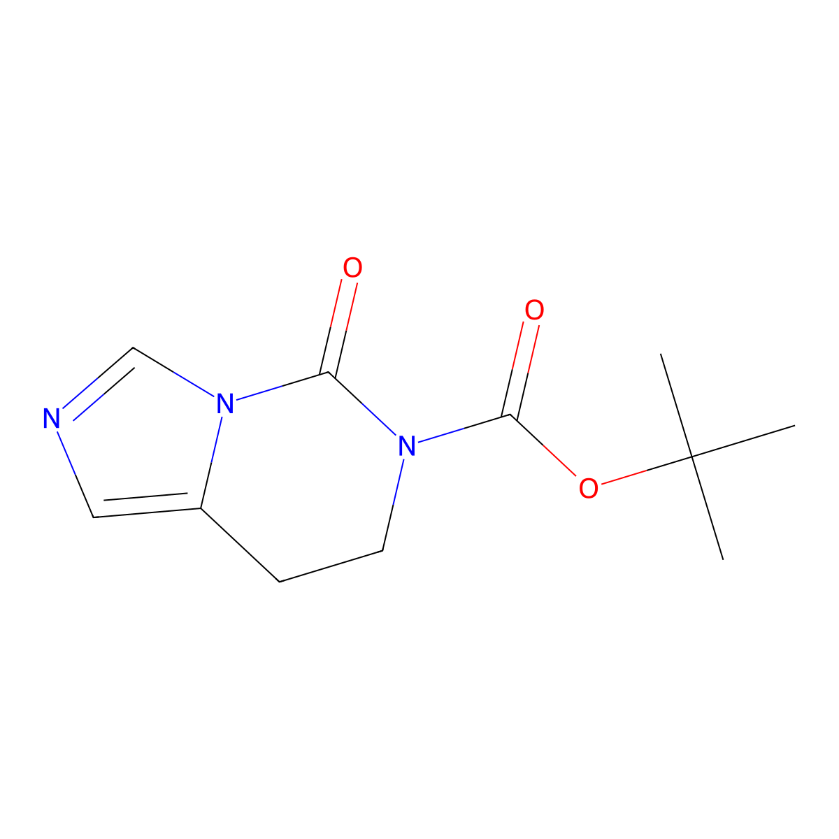 tert-Butyl 5-oxo-7,8-dihydroimidazo[1,5-c]pyrimidine-6(5H)-carboxylate molecular structure, CAS 1401987-20-9