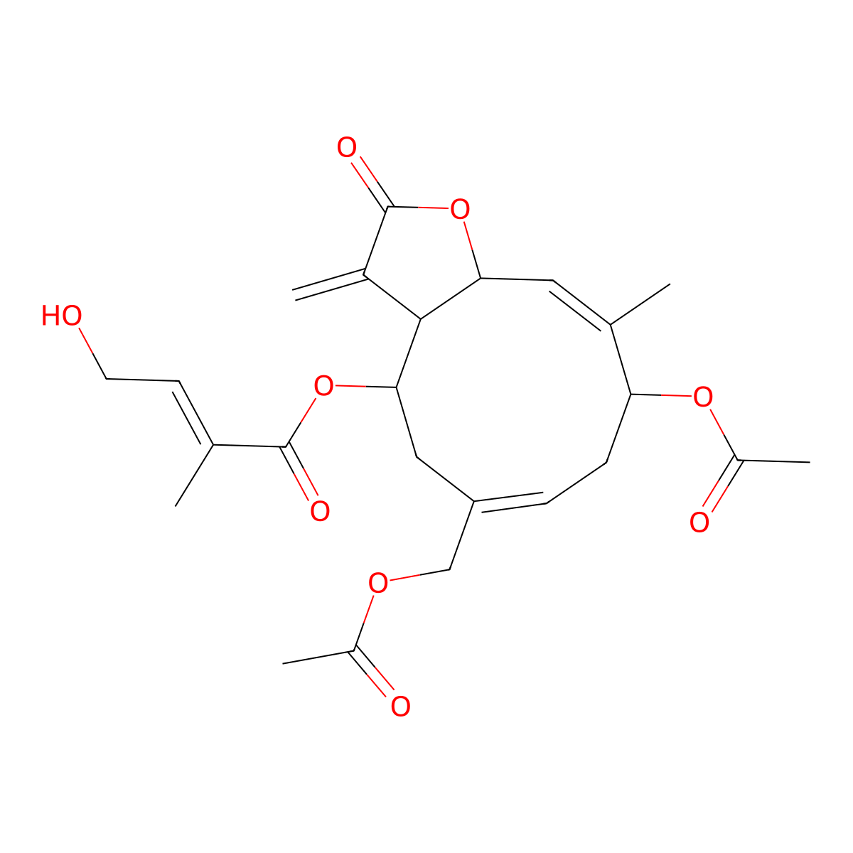 Eupalinolide I molecular structure, CAS 1402067-84-8
