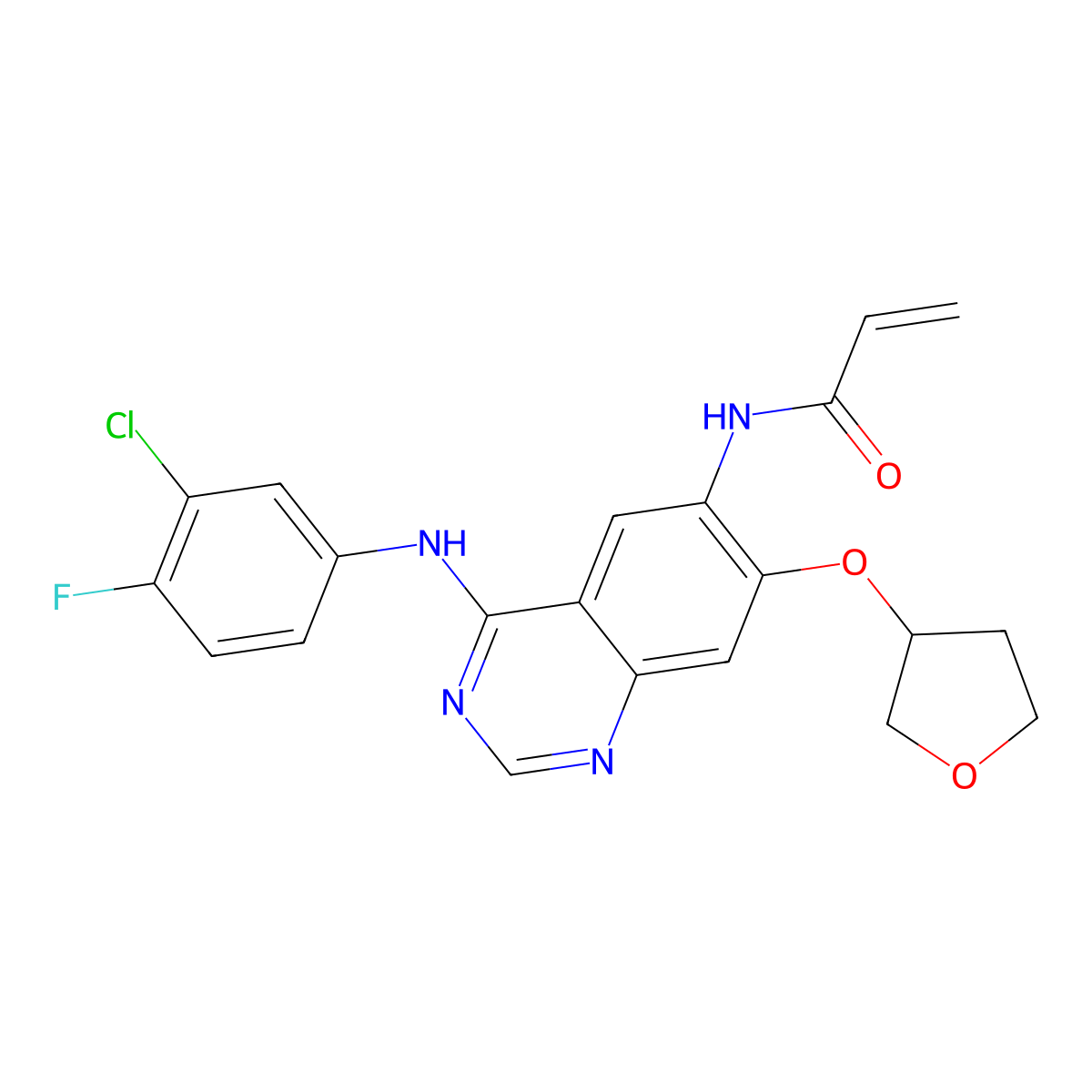 Afatinib impurity 11 molecular structure, CAS 1402086-20-7
