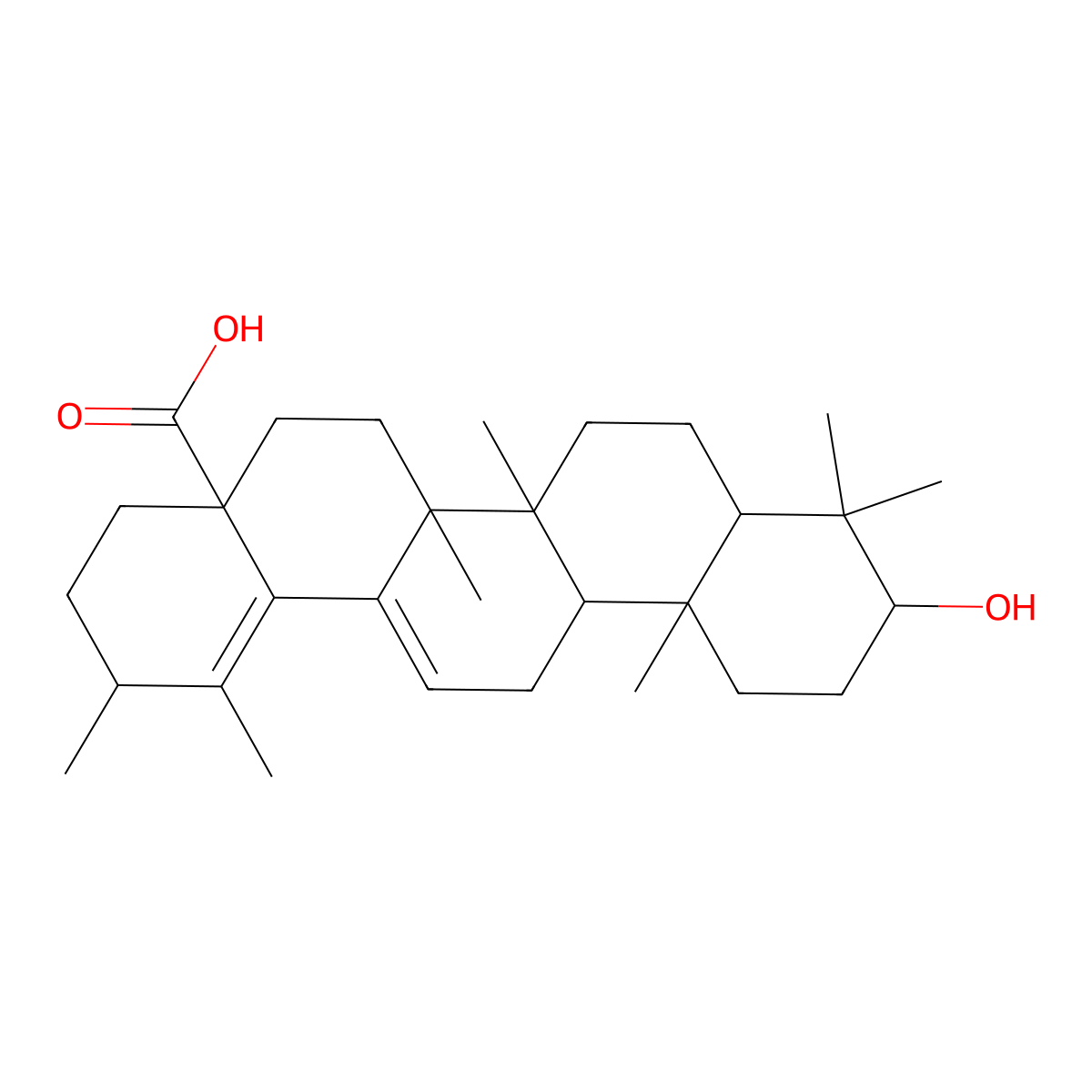Randialic acid B molecular structure, CAS 14021-14-8