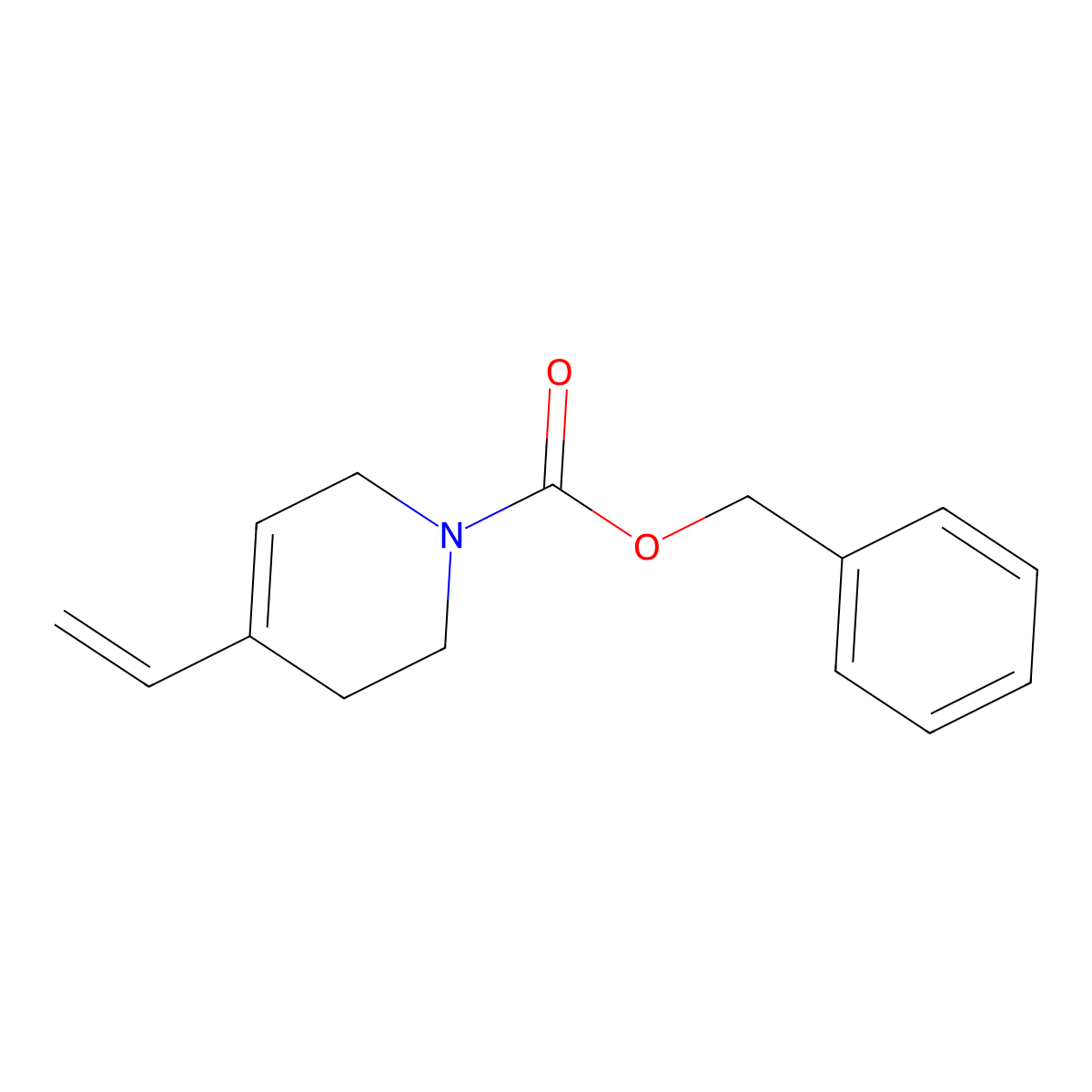 1-Cbz-4-vinyl-1,2,3,6-tetrahydropyridine molecular structure, CAS 140211-05-8