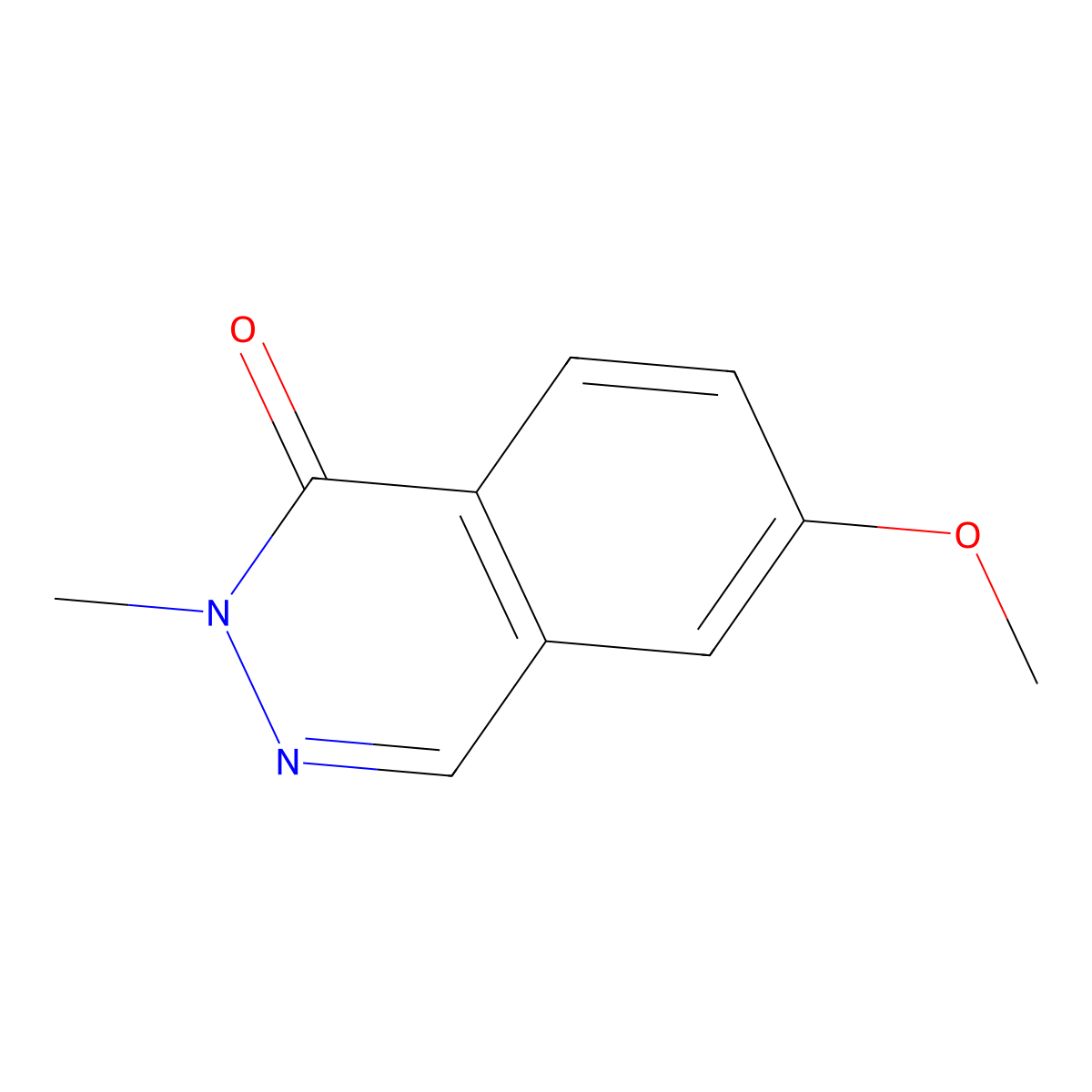 6-Methoxy-2-methyl-1,2-dihydrophthalazin-1-one molecular structure, CAS 1402148-07-5