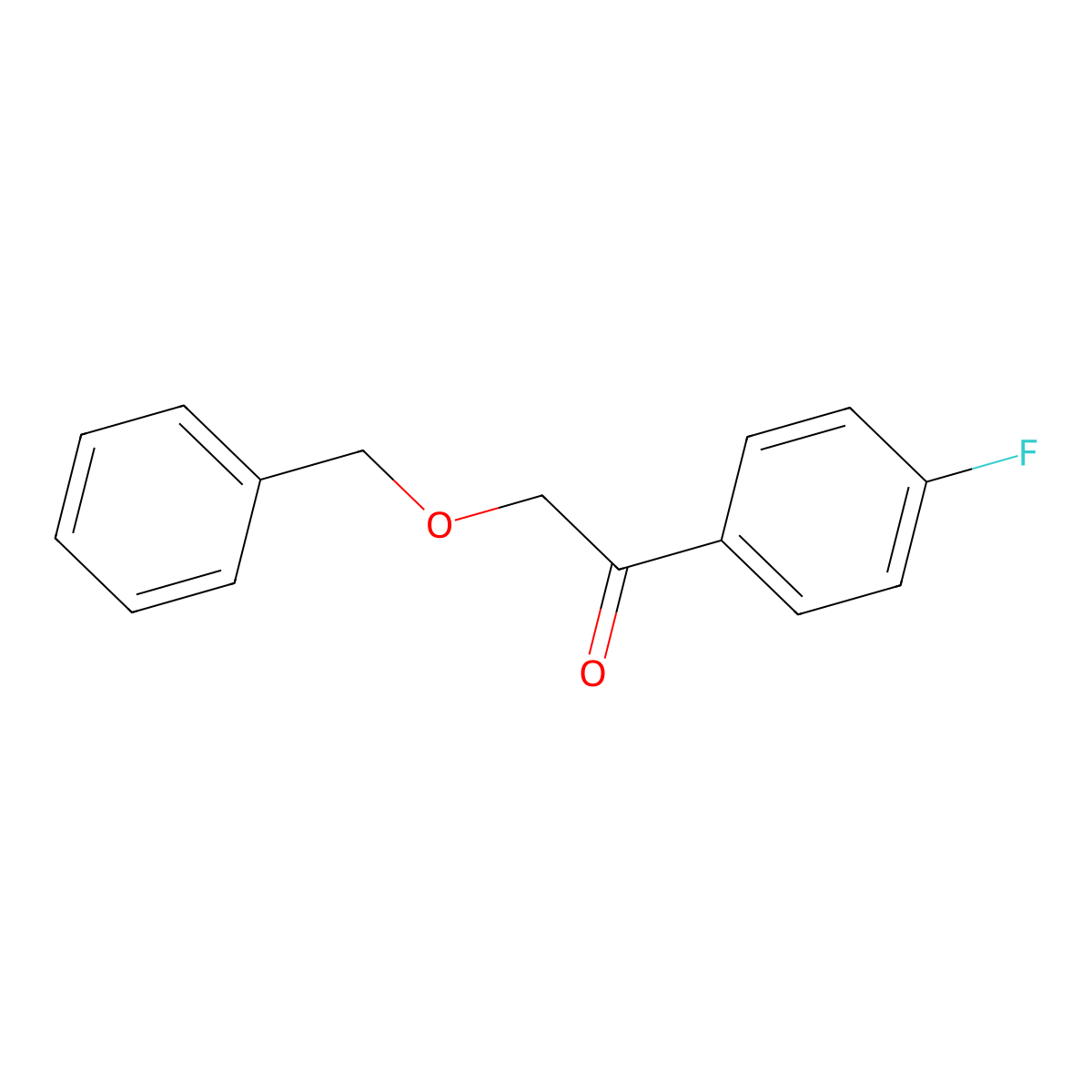 2-(Benzyloxy)-1-(4-fluorophenyl)ethan-1-one molecular structure, CAS 1402175-16-9
