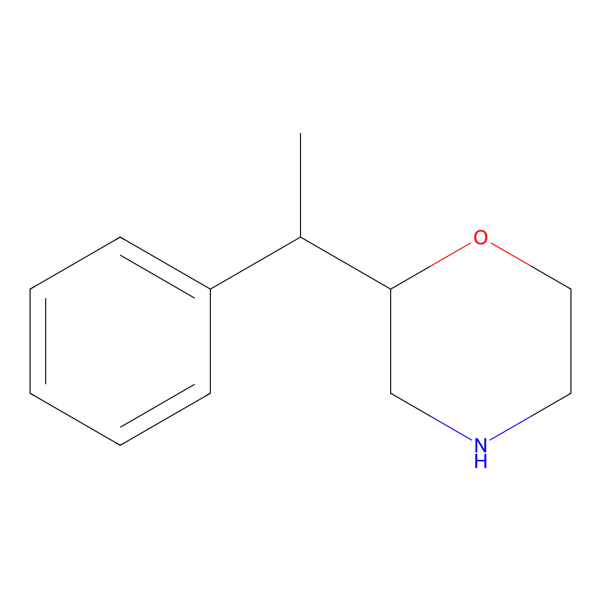 2-(1-Phenylethyl)morpholine molecular structure, CAS 1402233-08-2