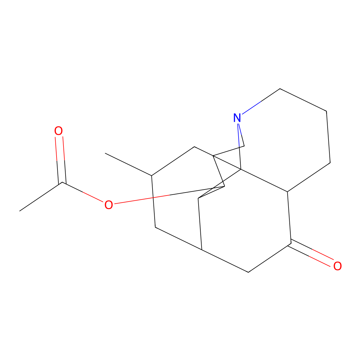 Acetyllycoposerramine M molecular structure, CAS 1402242-53-8