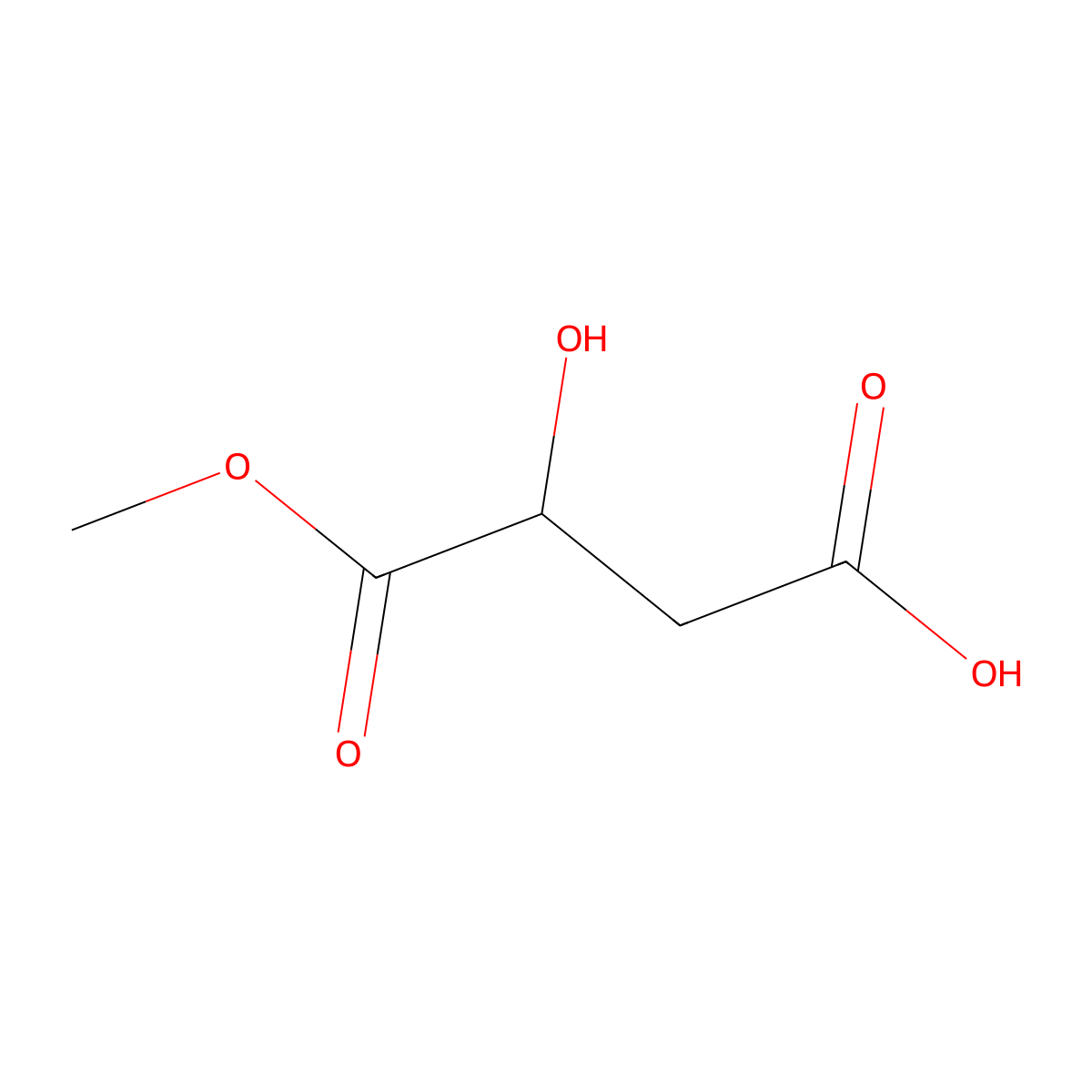 1-Methyl malate molecular structure, CAS 140235-34-3