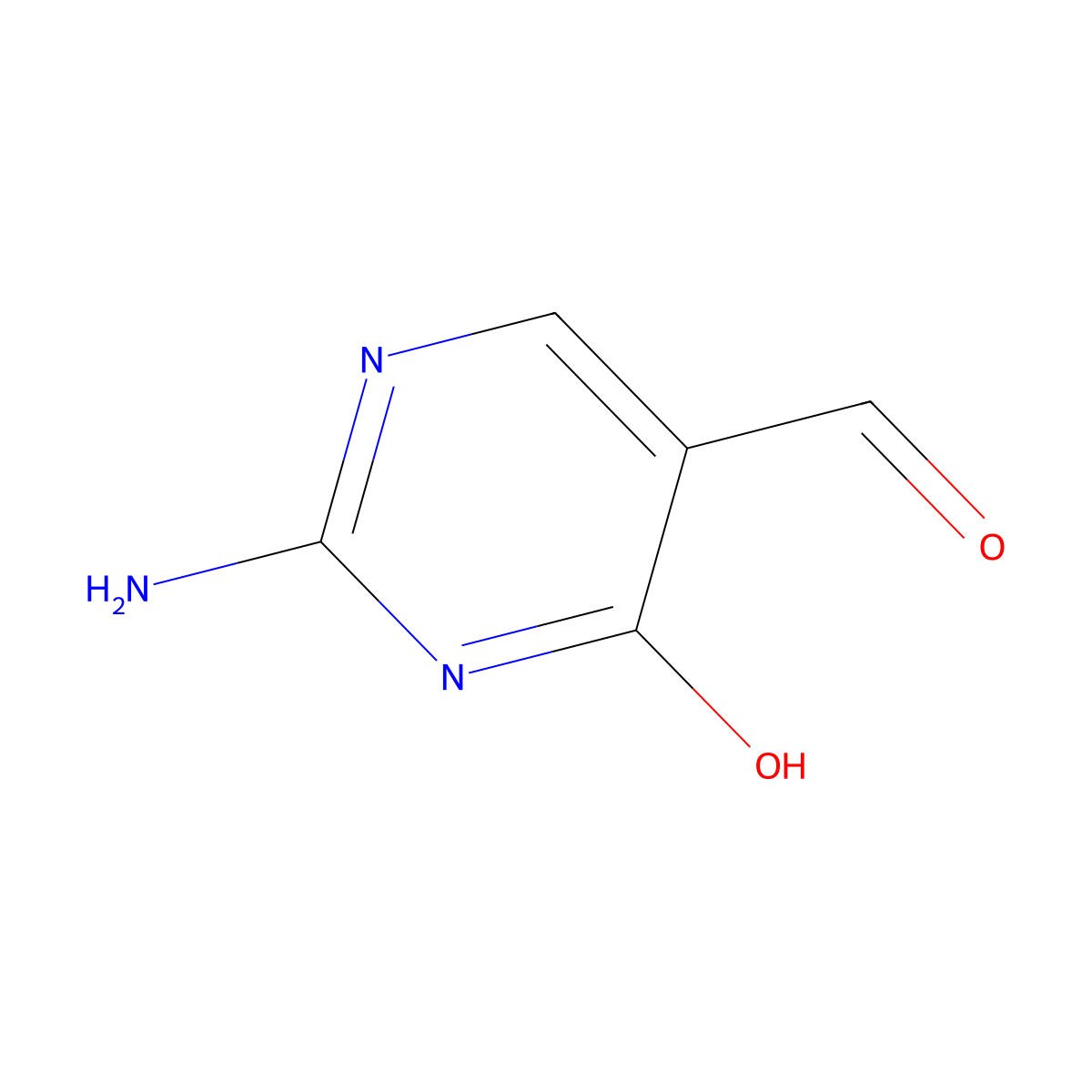 2-Amino-6-oxo-1,6-dihydropyrimidine-5-carbaldehyde molecular structure, CAS 1402401-43-7