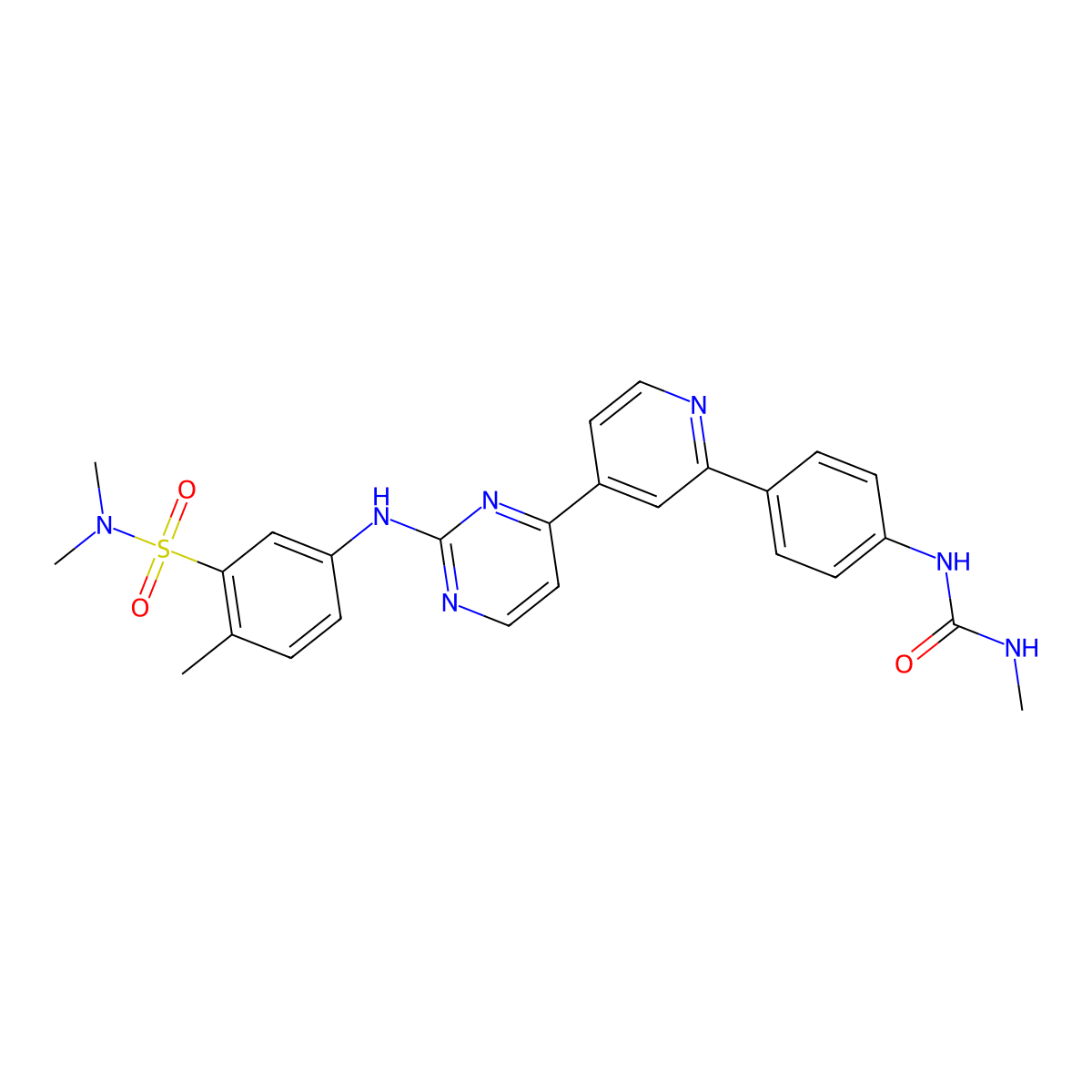hSMG-1 inhibitor 11e molecular structure, CAS 1402452-10-1