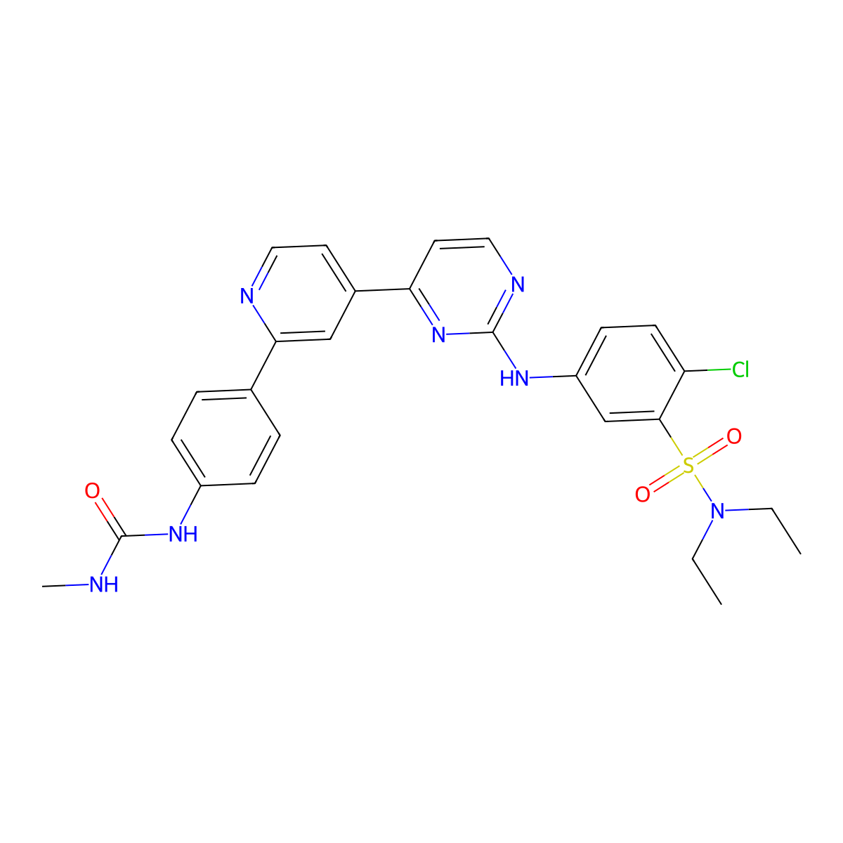 hSMG-1 inhibitor 11j molecular structure, CAS 1402452-15-6