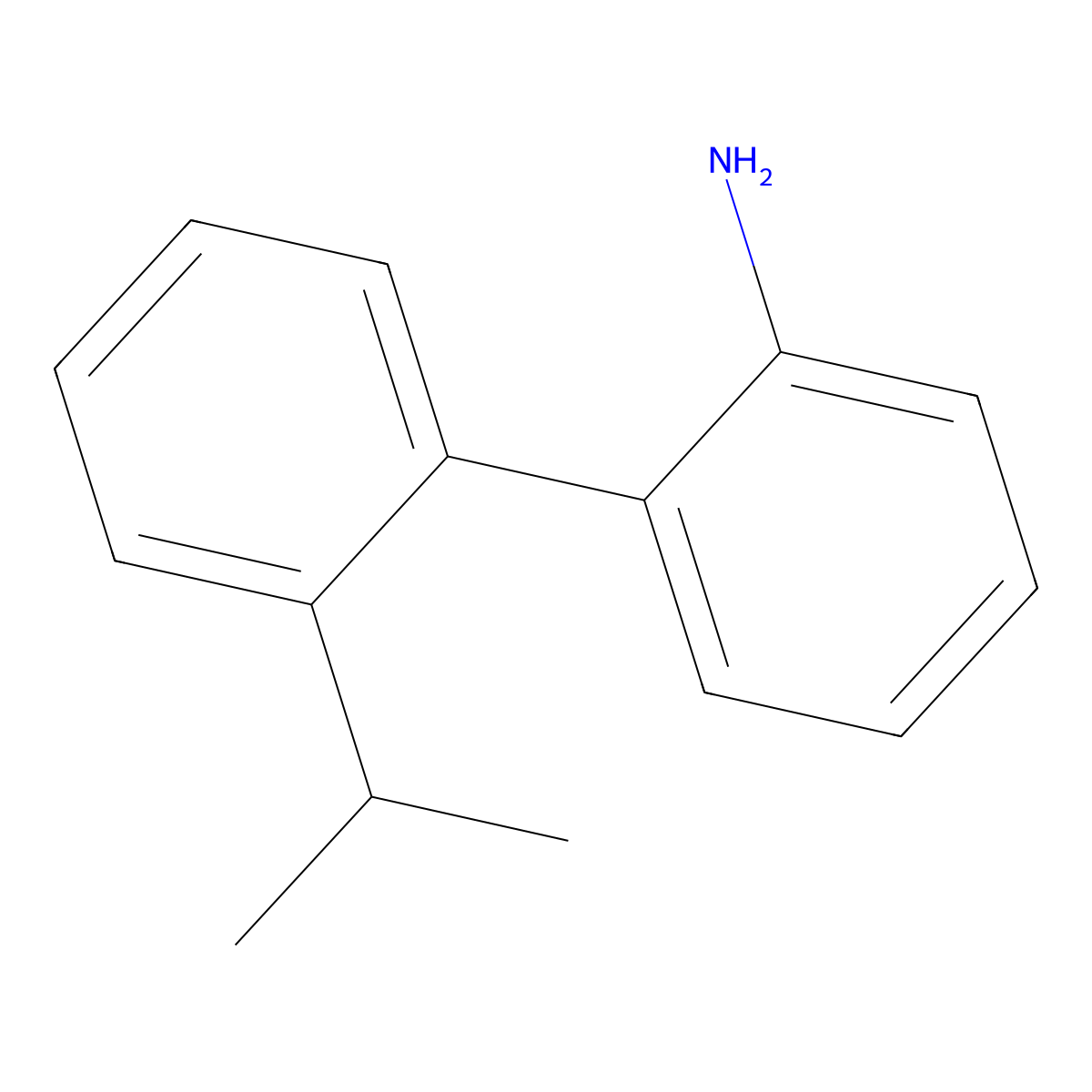 2'-Isopropyl-[1,1'-biphenyl]-2-amine molecular structure, CAS 1402547-19-6