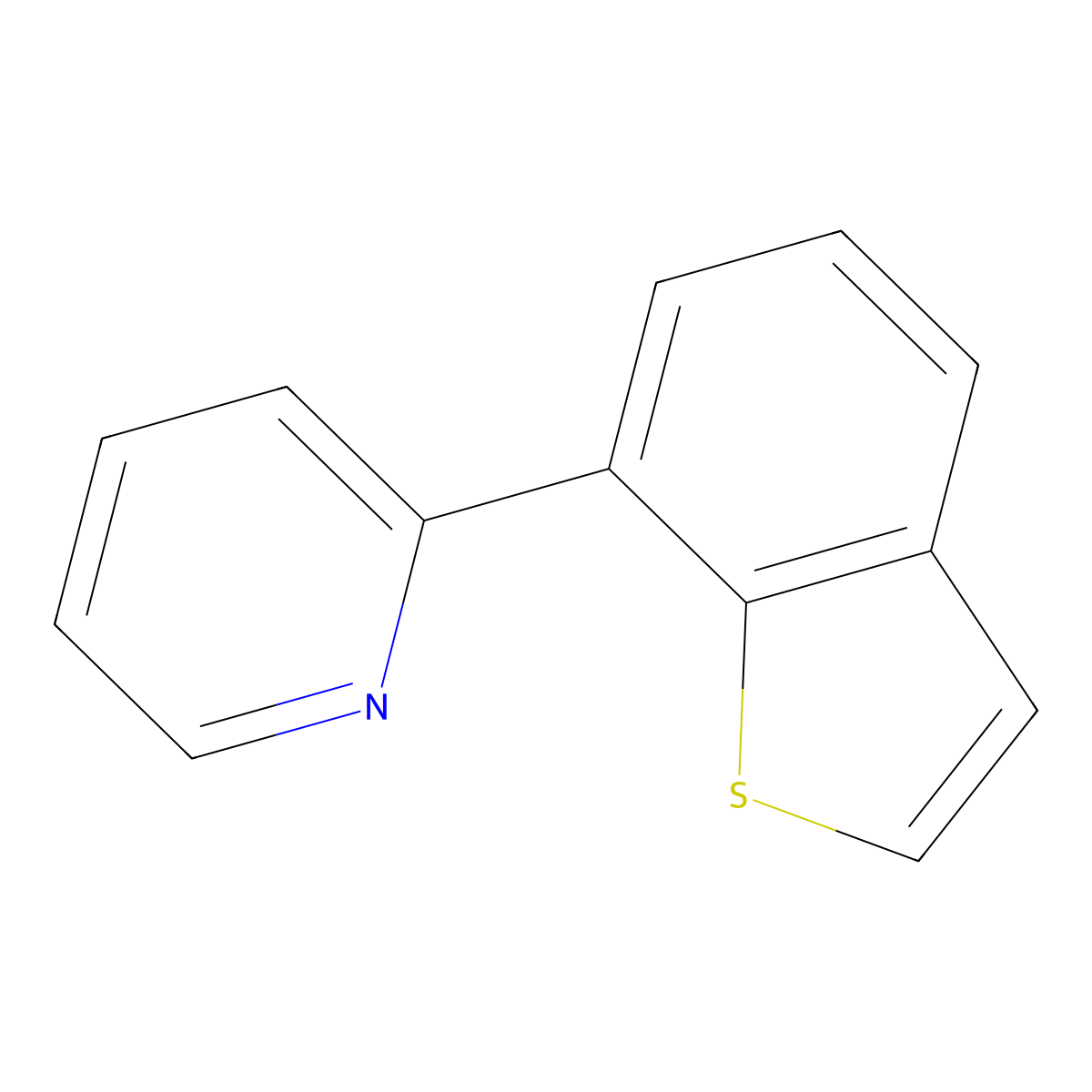 2-(1-Benzothiophen-7-yl)pyridine molecular structure, CAS 1402599-49-8