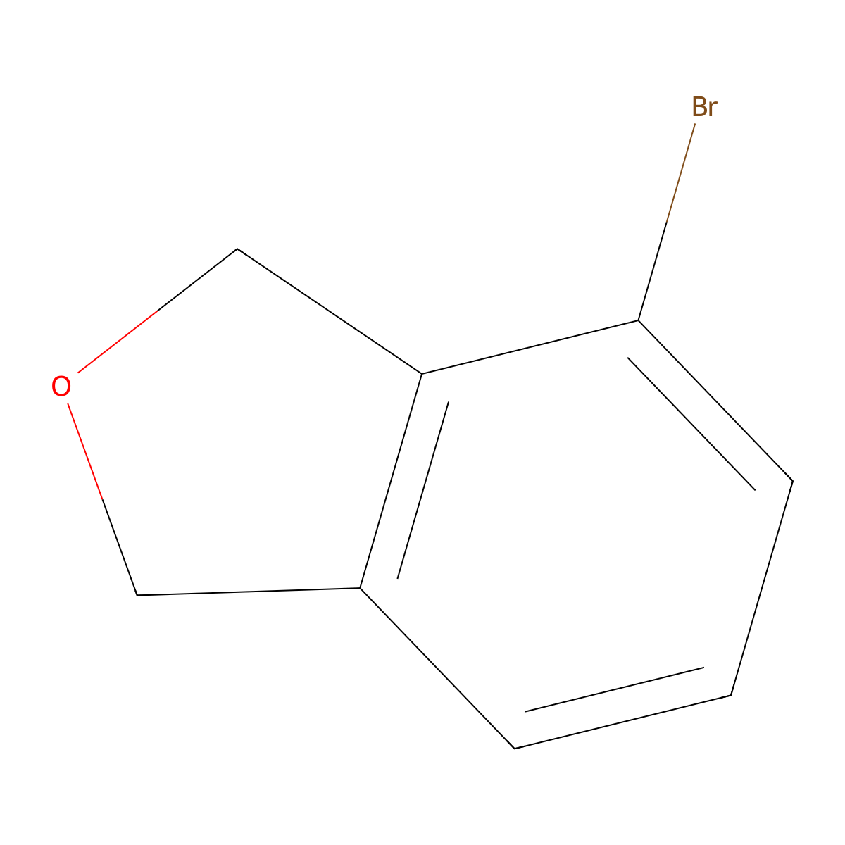 4-Bromo-1,3-dihydroisobenzofuran molecular structure, CAS 1402667-16-6